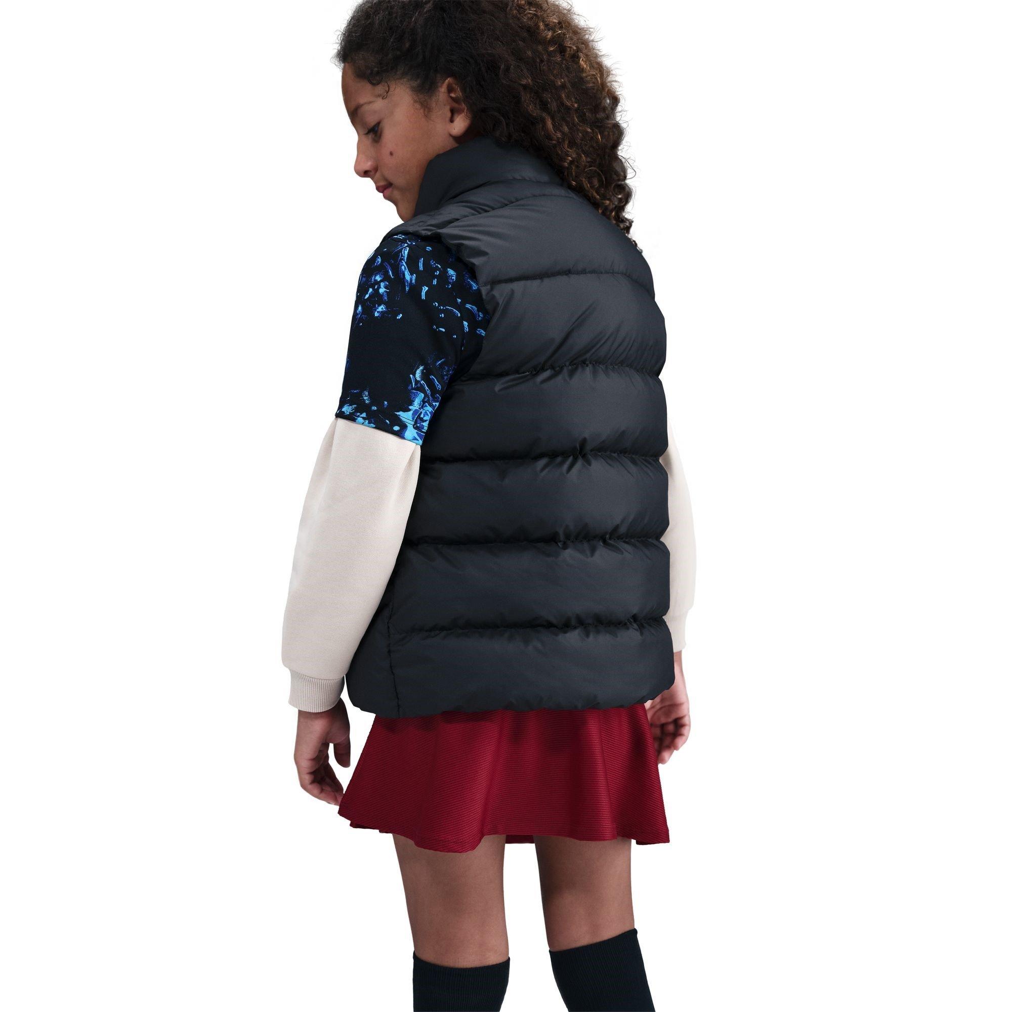 Black - Nike - Loose-Fit Puffer Vest Juniors - 8