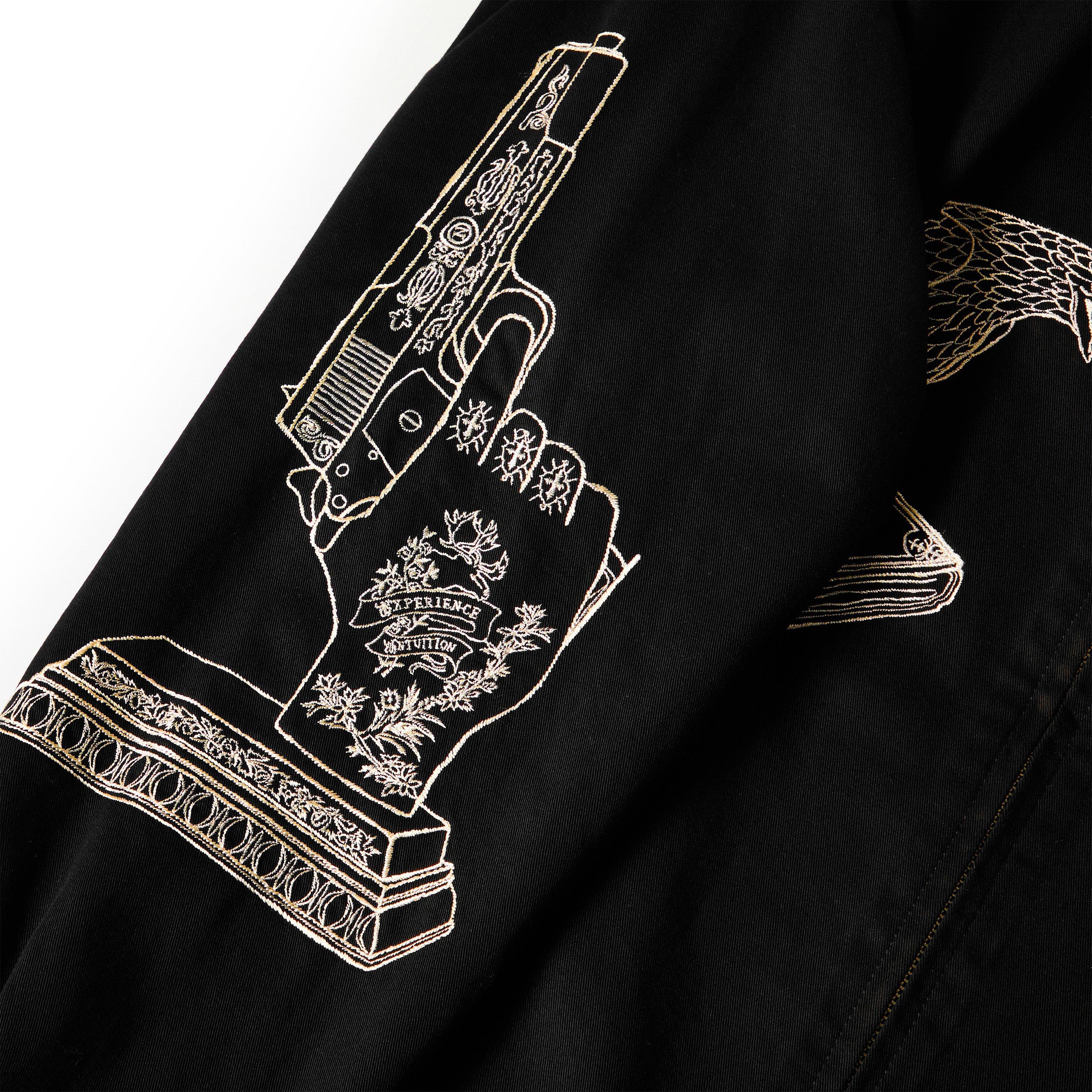 Black - Neighborhood - Men's Varsity Jacket - 5