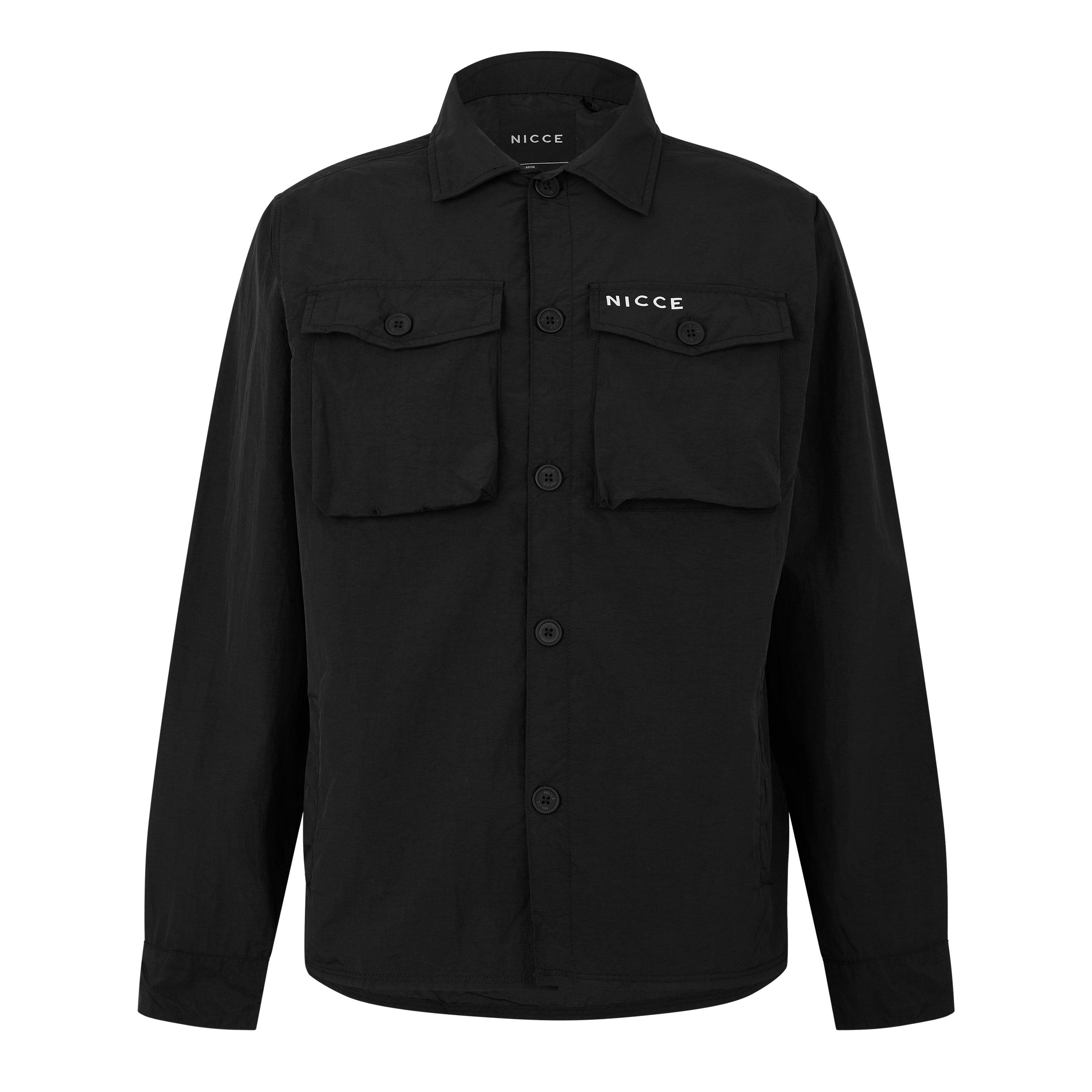 Black - Nicce - Men's Fletch Utility Overshirt - 1