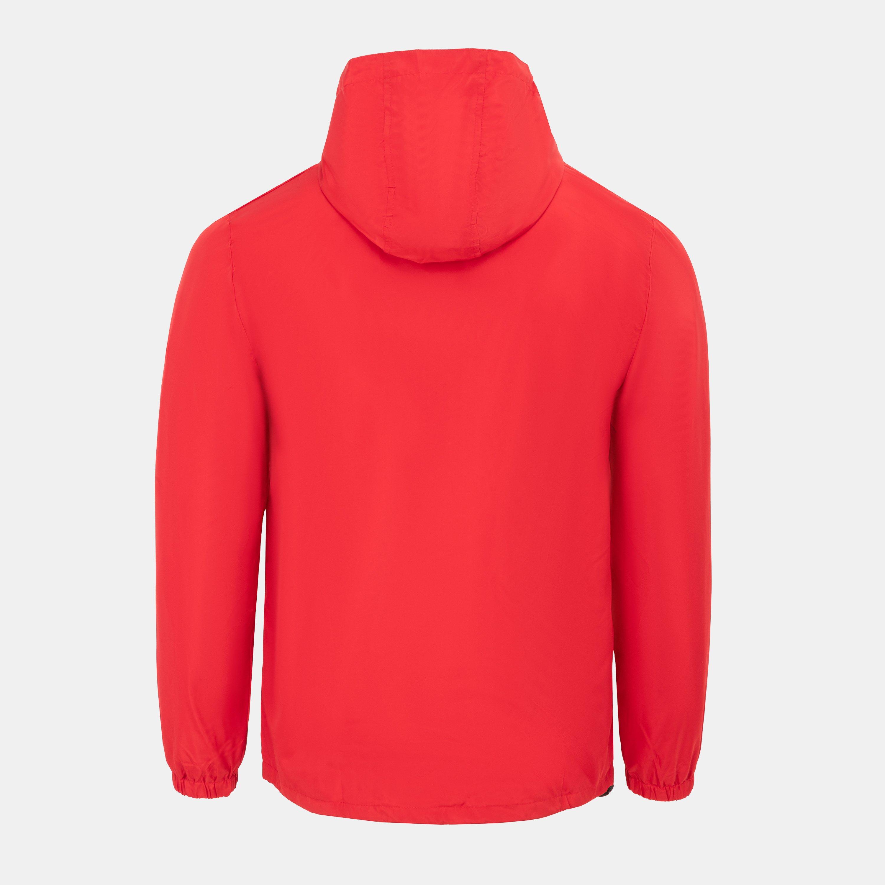 Red - Donnay - Men's Lightweight Waterproof Windbreaker - 2