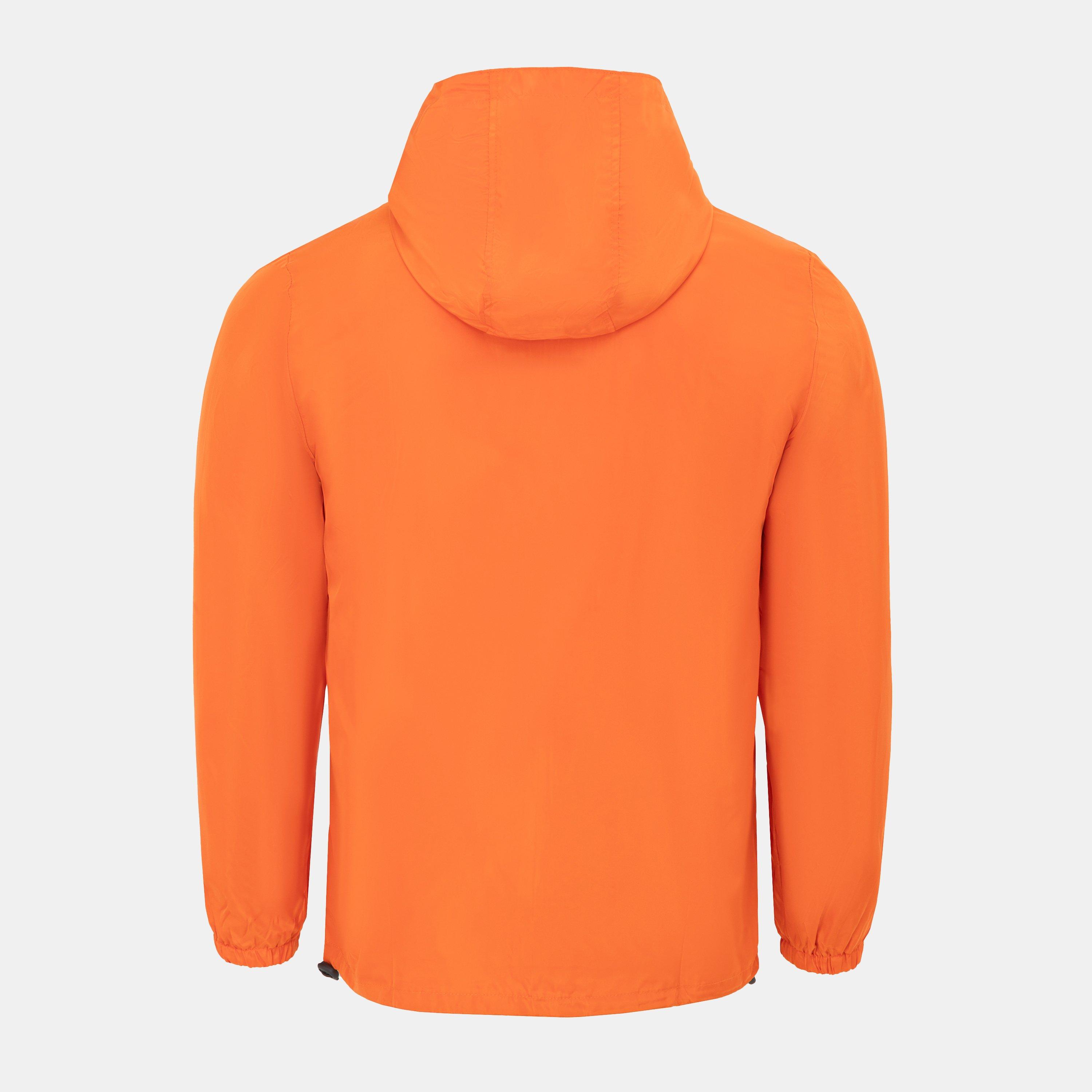 Orange - Donnay - Men's Lightweight Waterproof Windbreaker - 2