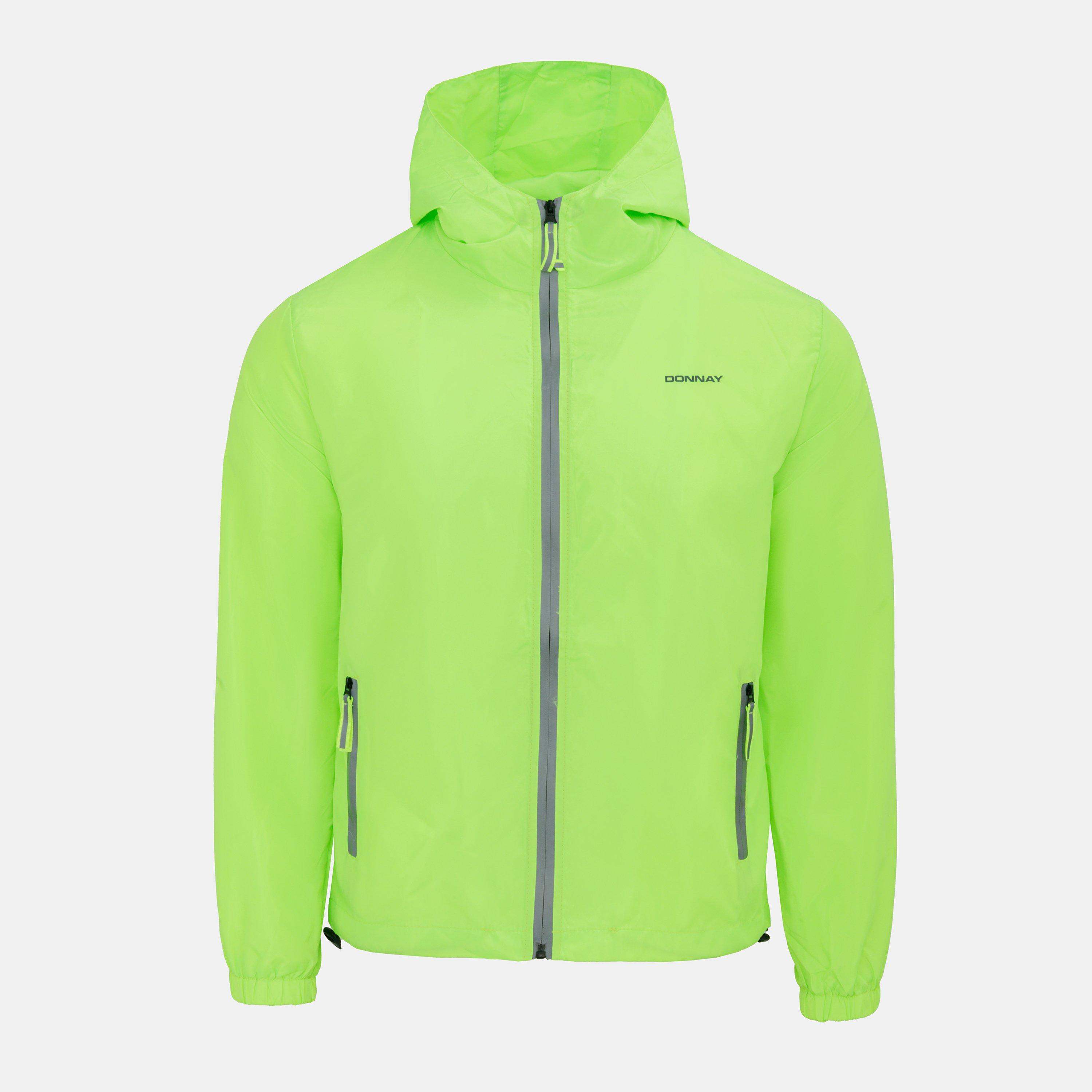 Donnay Men's Lightweight Waterproof Windbreaker - Green - X Small
