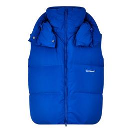 Off White Men's Bounce Down Hooded Jacket Keeps You Warm