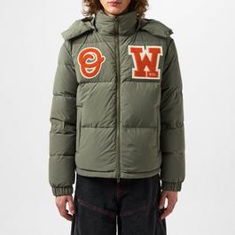 Off White Patch Puffer Jacket