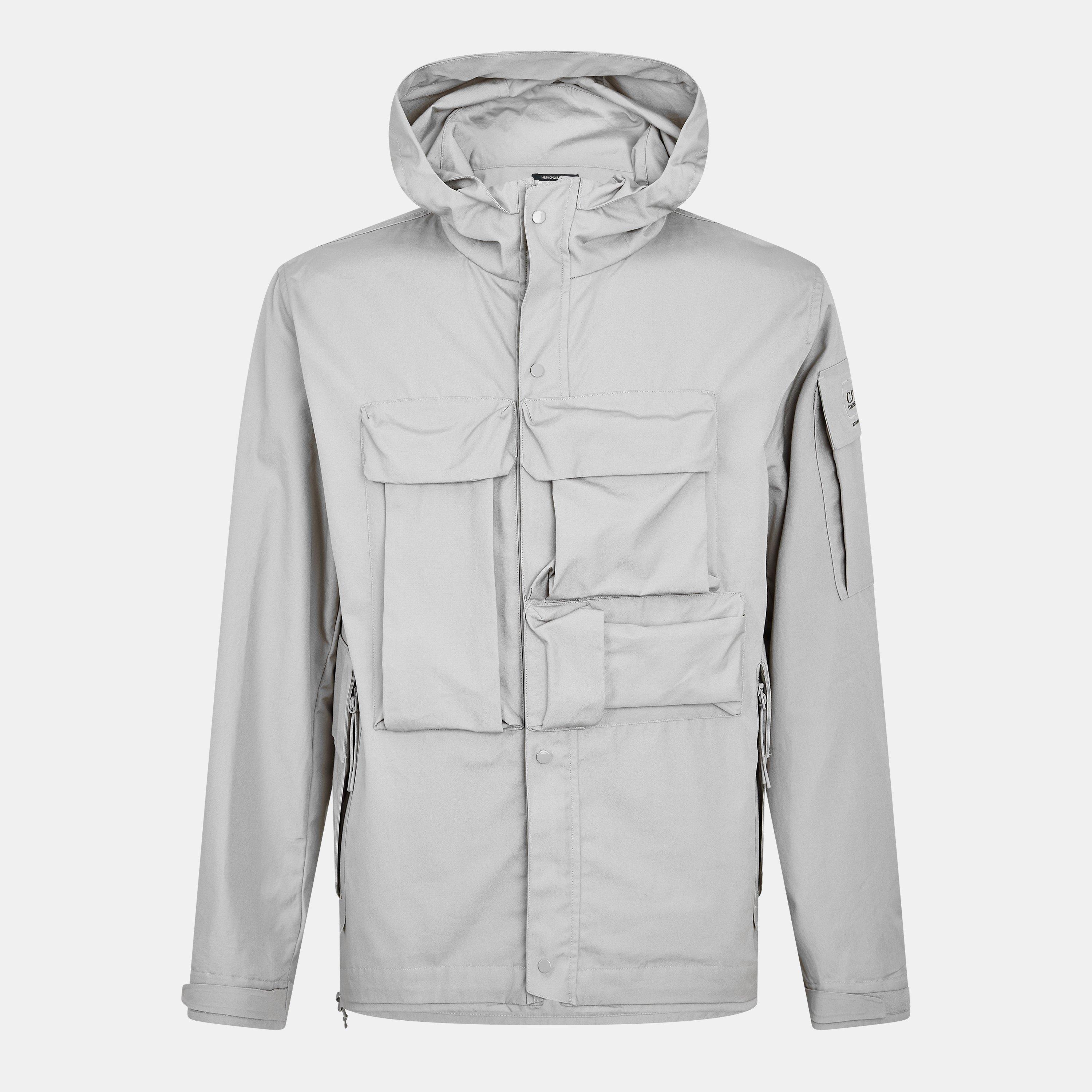 CP Company Metropolis Men's Hyst Field Jacket - Flint Grey 936 - Size S (46)