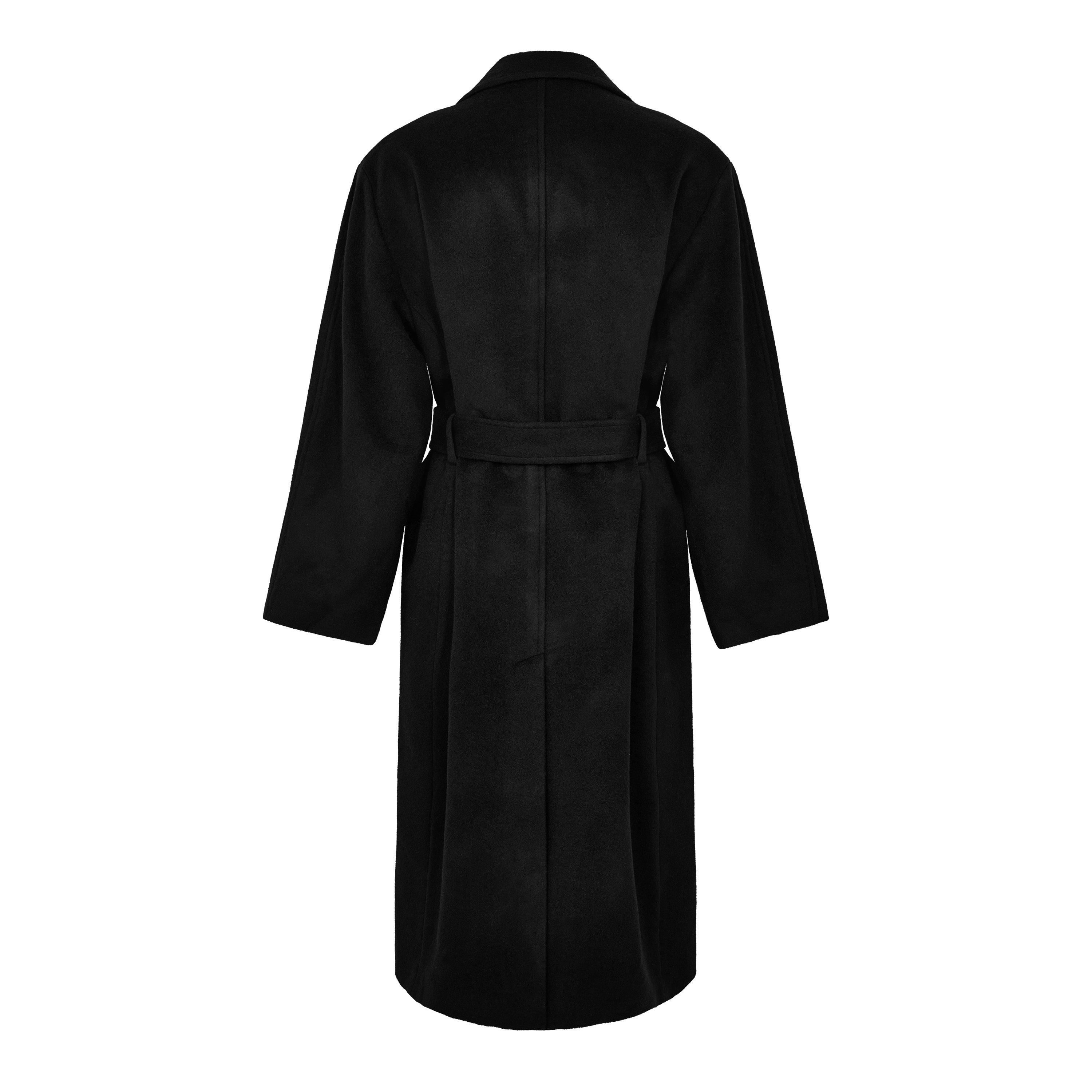 Black - Cole Buxton - Cole Split Overcoat Sn64 - 2