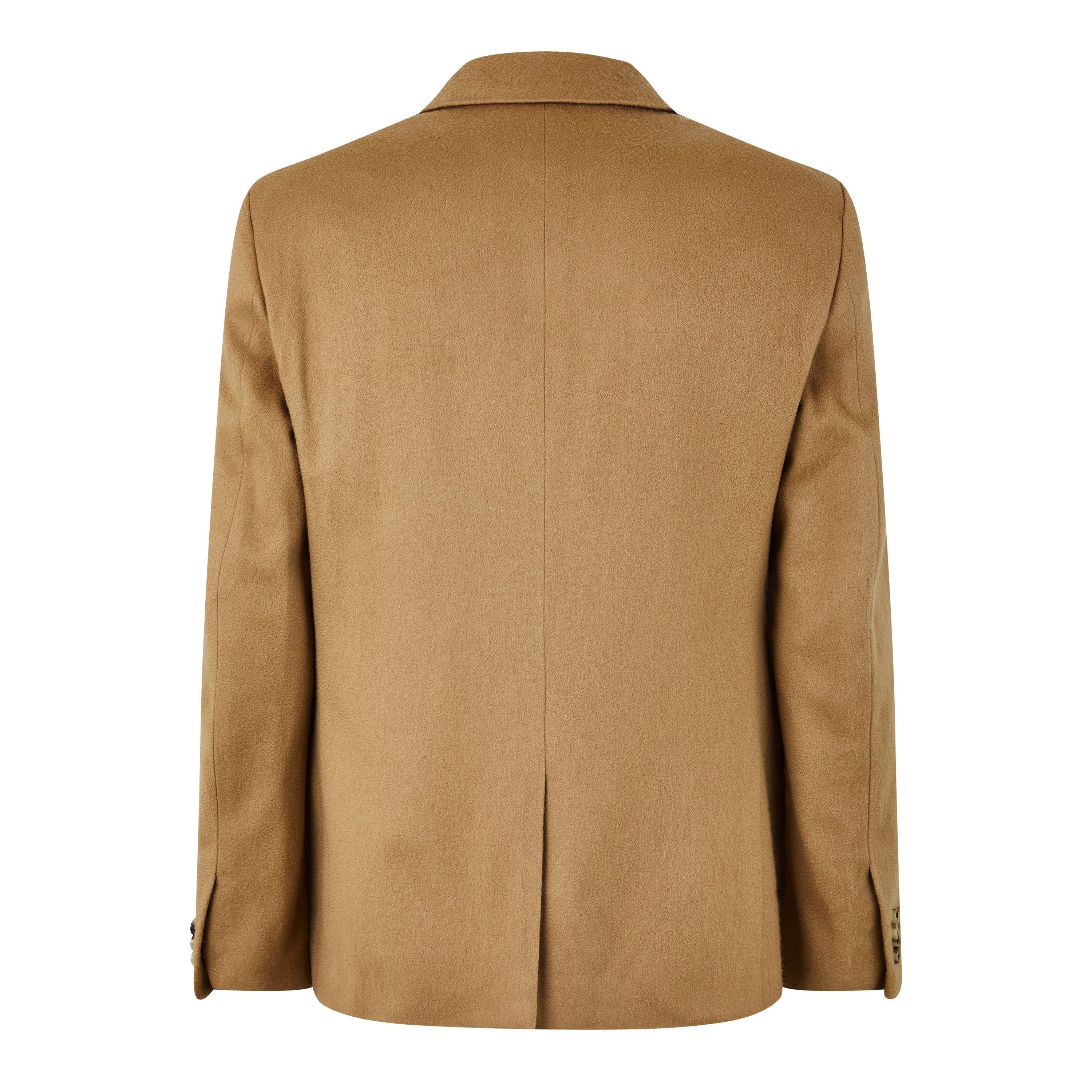 Kamel - Off White - Men's Logo Patch Blazer Jacket - 2