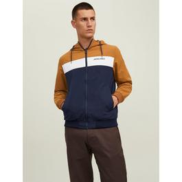 Jack and Jones Jack Rush Hooded Bomber Jacket Mens