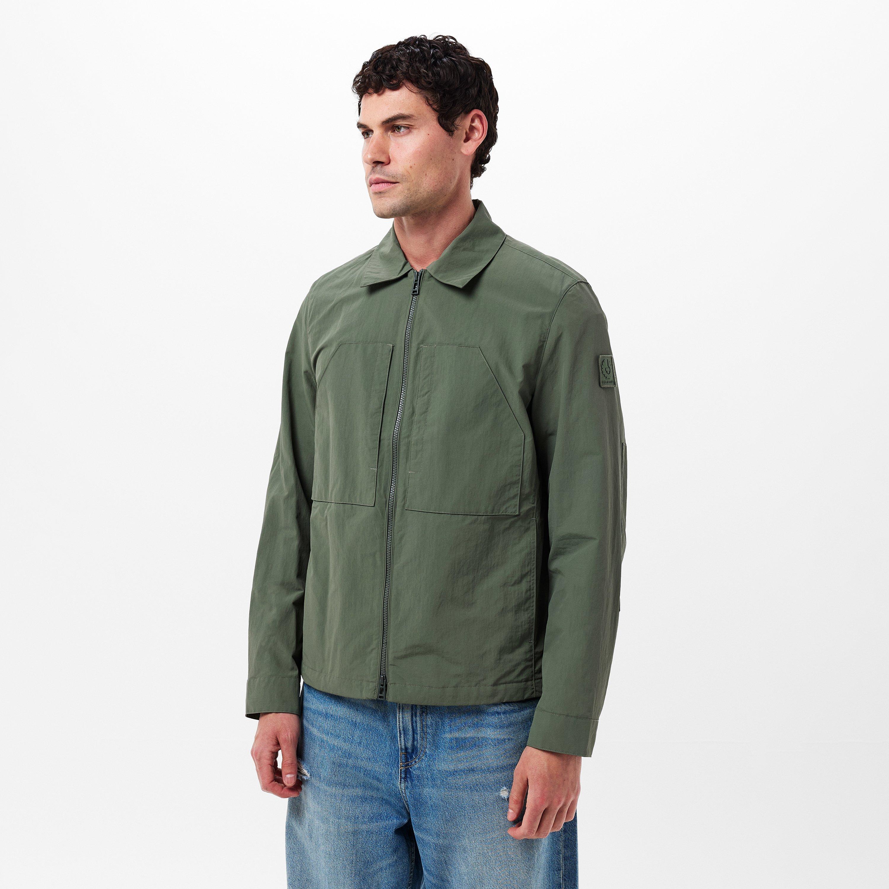 Sage Green - Belstaff - Men's Classic Fit Overshirt - 3