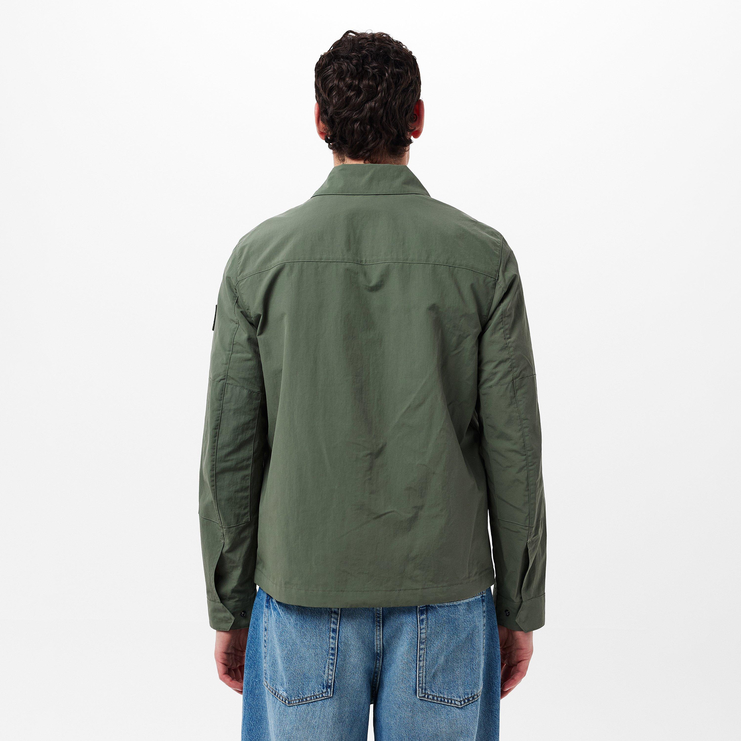 Sage Green - Belstaff - Men's Classic Fit Overshirt - 4