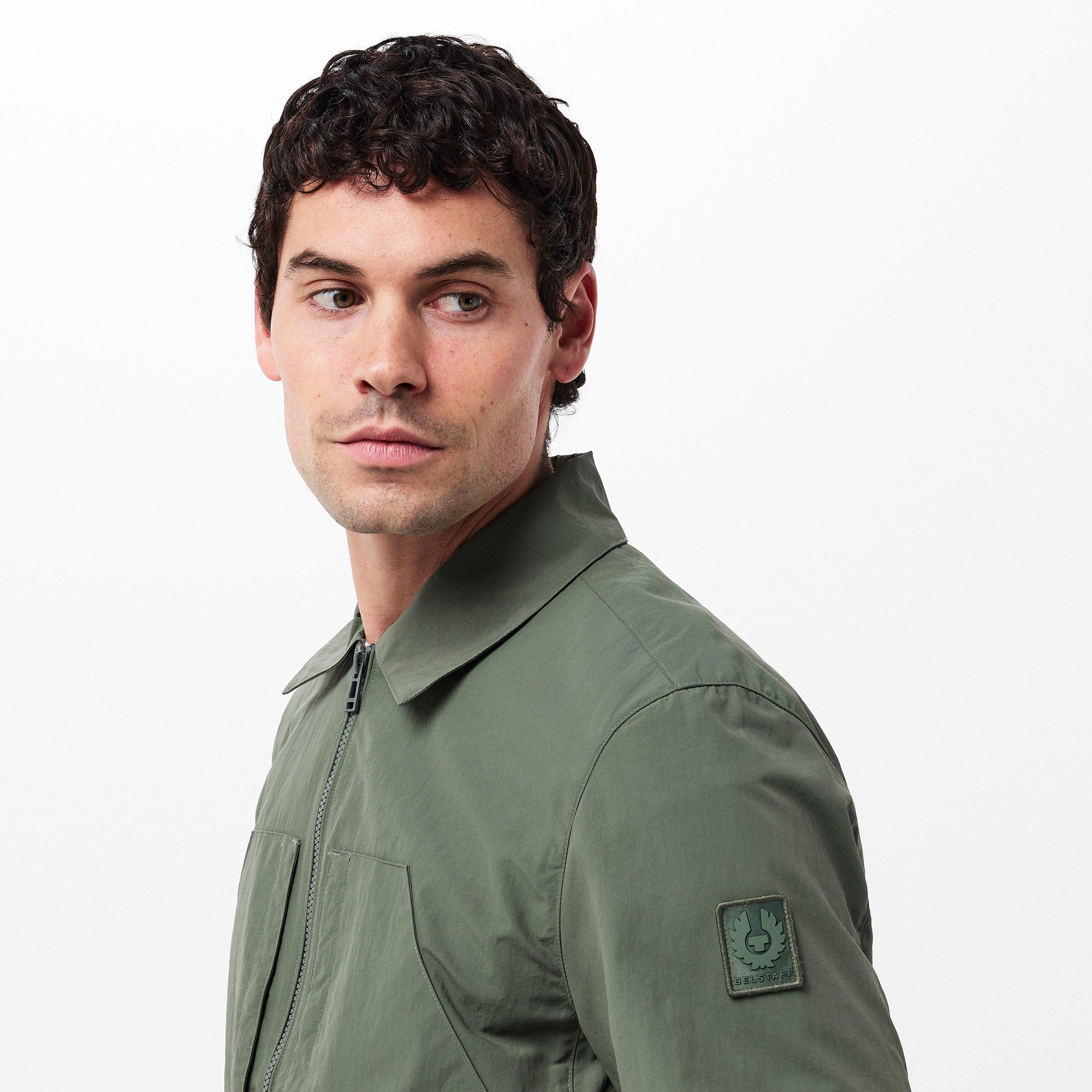 Sage Green - Belstaff - Men's Classic Fit Overshirt - 5