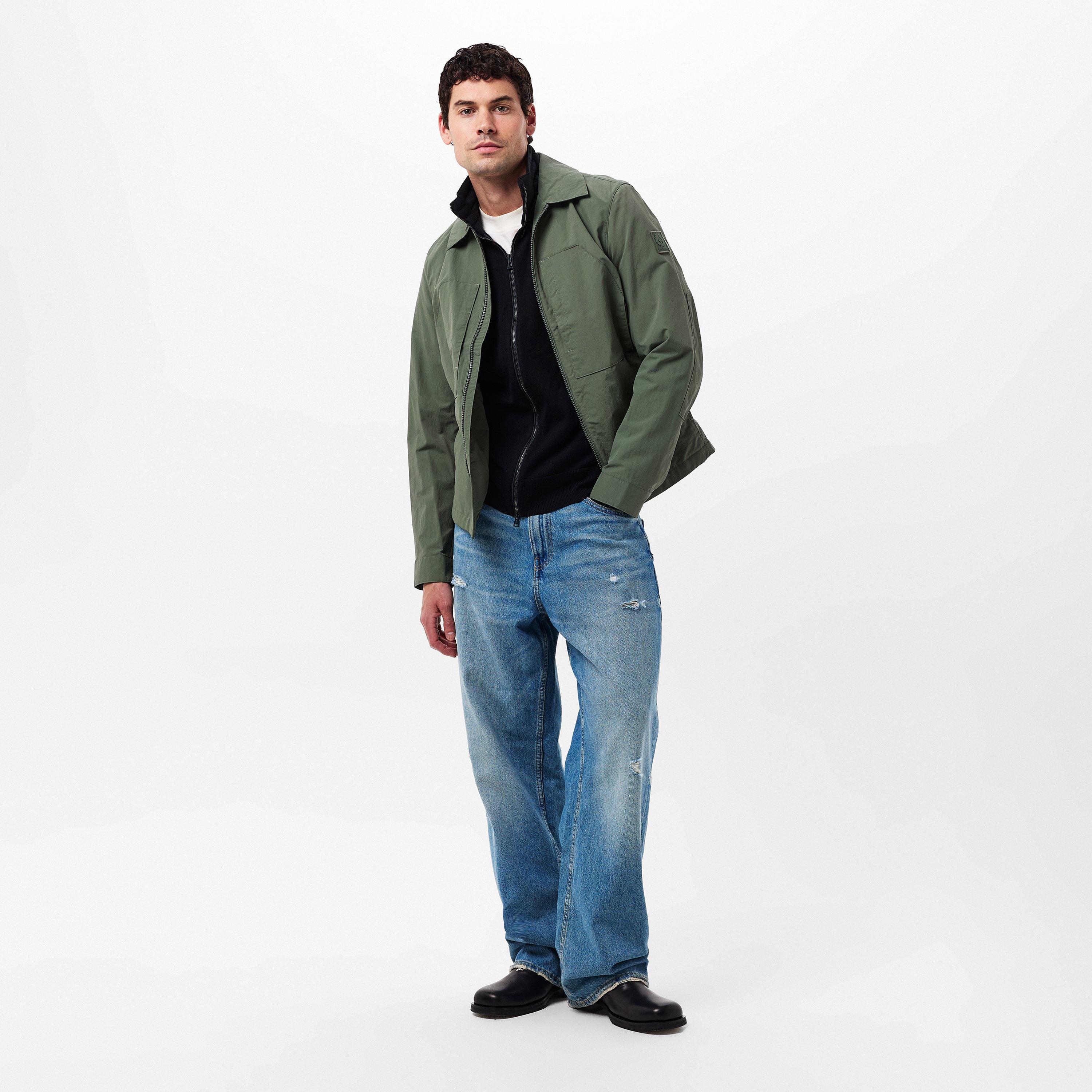 Sage Green - Belstaff - Men's Classic Fit Overshirt - 6