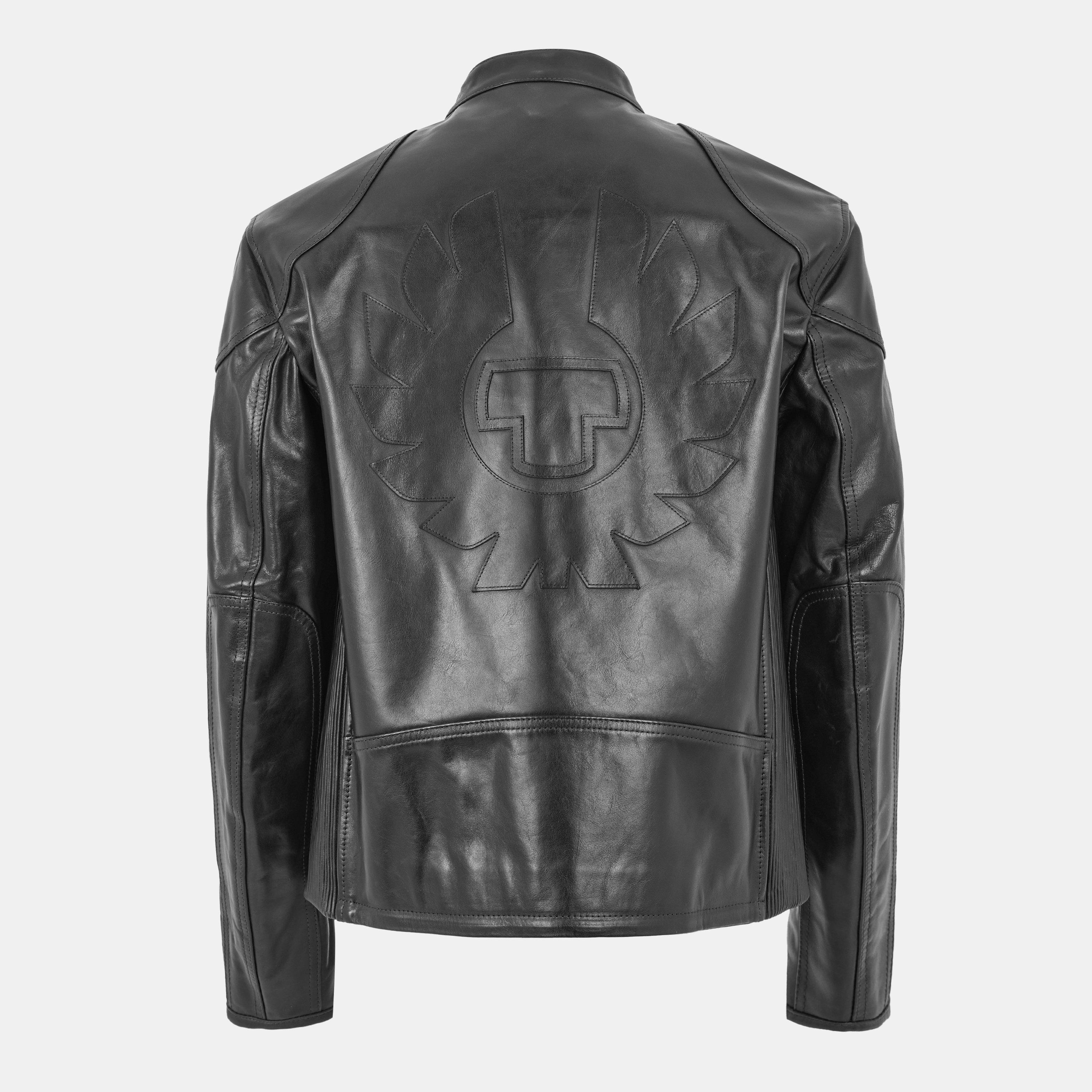 Black - Belstaff - Men's  Leather Jacket - 2
