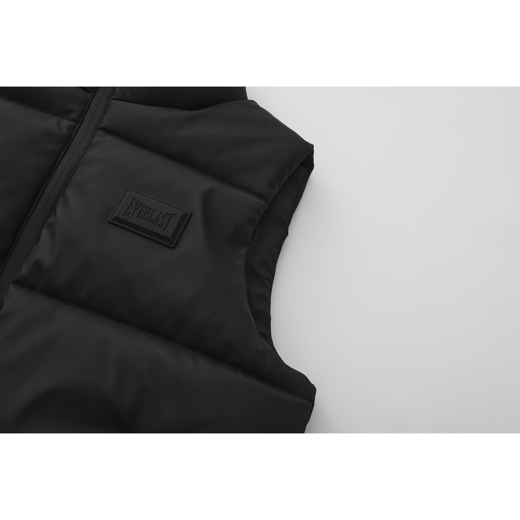 Schwarz - Everlast - Matte Lightweight Puffer Gilet - 4