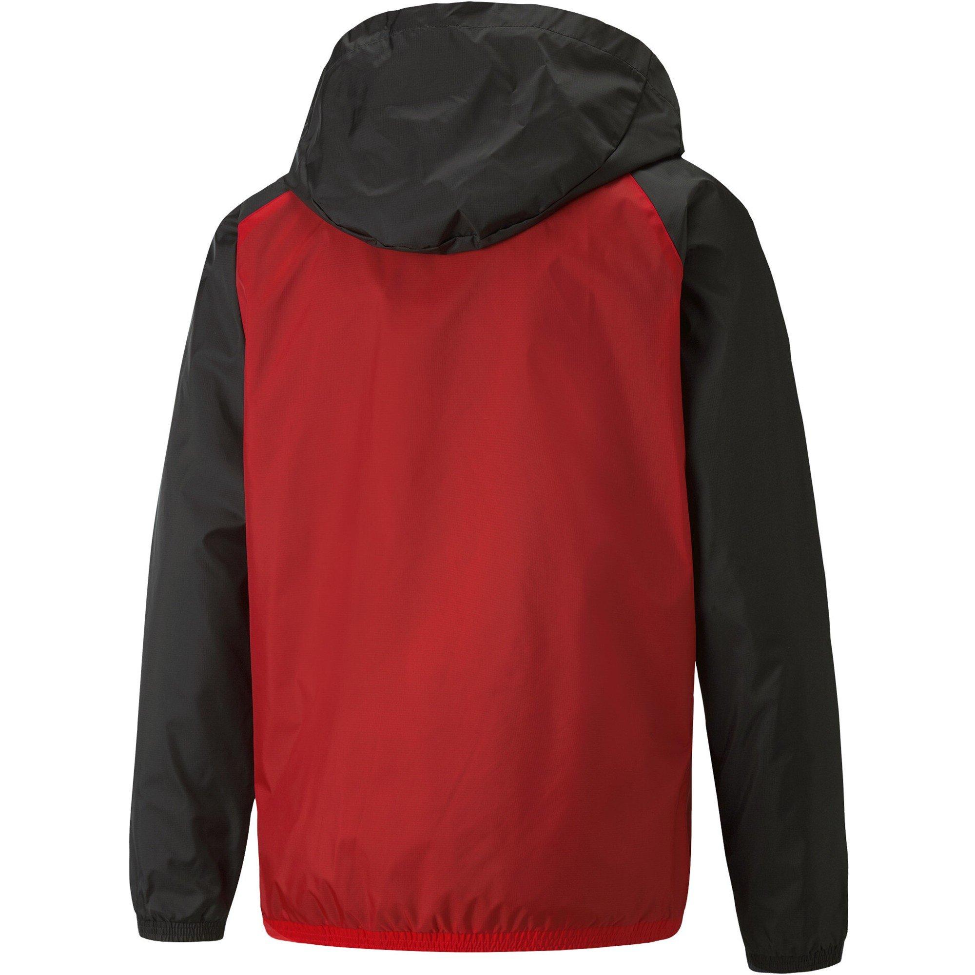 Red/Black - Puma - Puma Teamliga All Weather Jacket Anorak Mens - 2