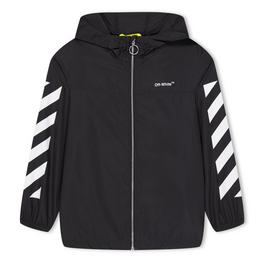 Off White Diagonal Logo Windbreaker Juniors