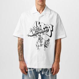 Off White Graphic Print T Shirts