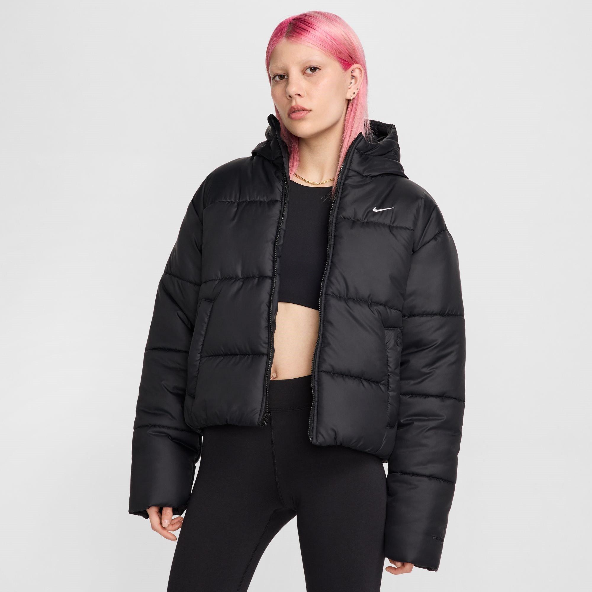 Black - Nike - Sportswear Classic Puffer Jacket Womens - 1