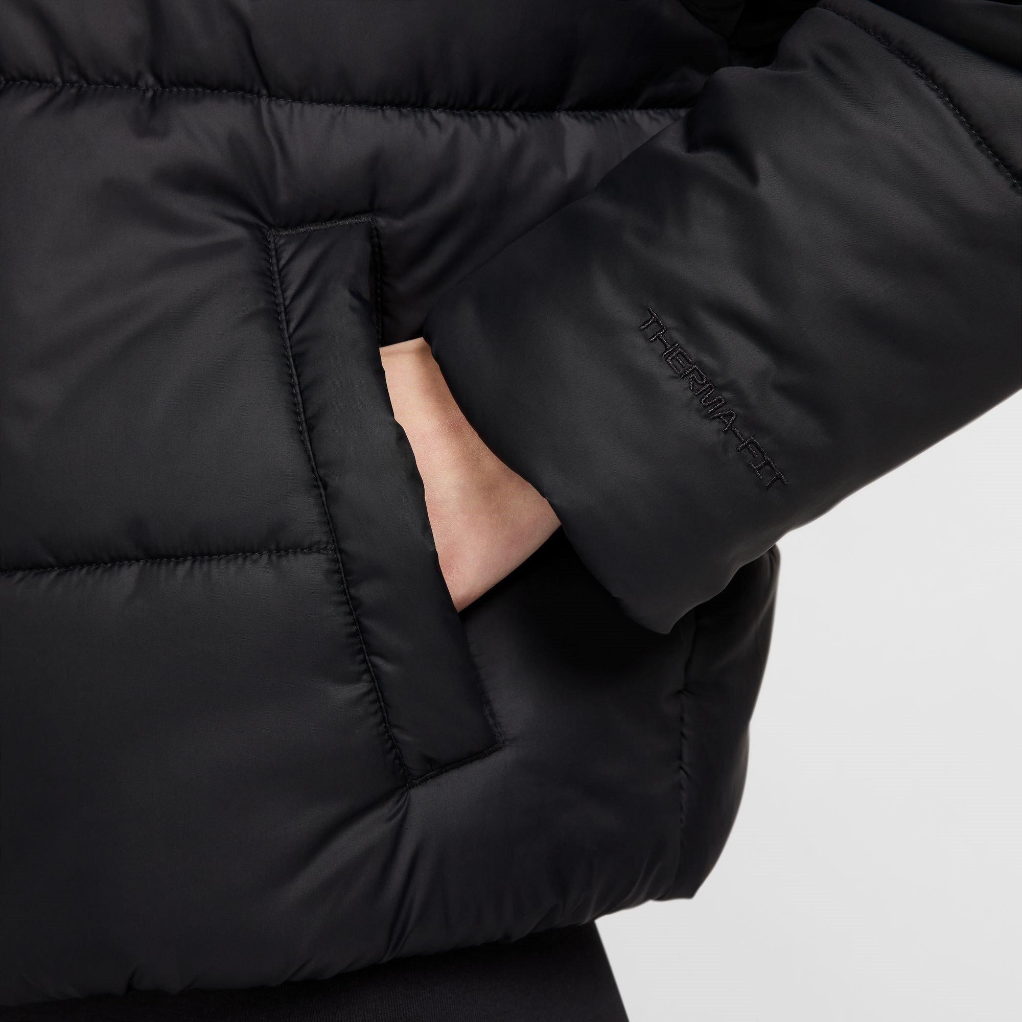 Black - Nike - Sportswear Classic Puffer Jacket Womens - 7