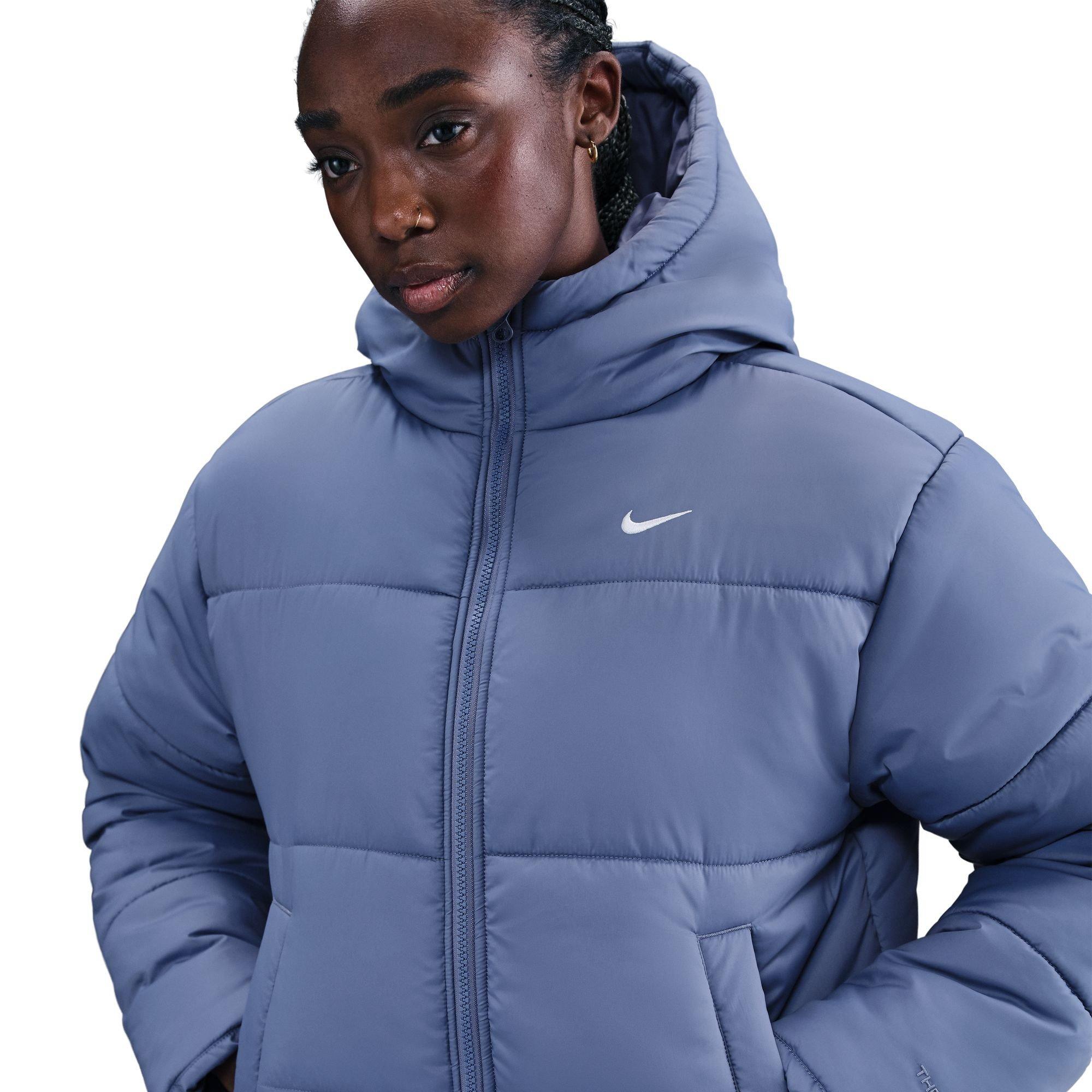 Nike Women's Sportswear Classic Puffer Jacket - Indigo/White - 8 (XS)