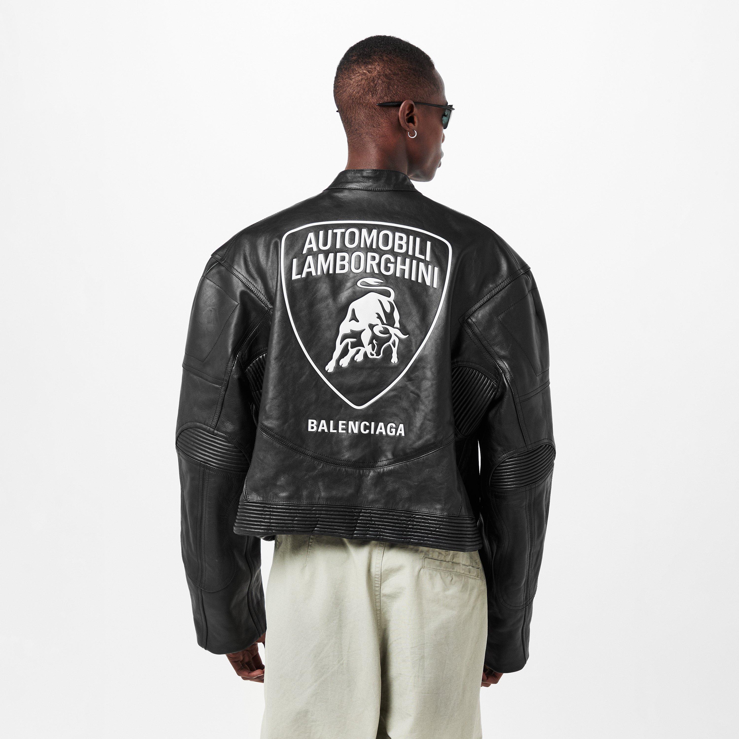 Black - Balenciaga - Bal Lam Biker Jacket Sn54 - 4