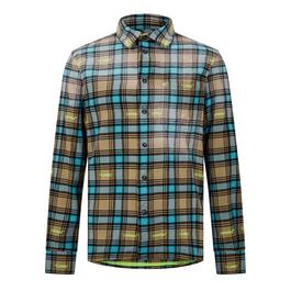Off White Men's Helvet Patt Checked Overshirt