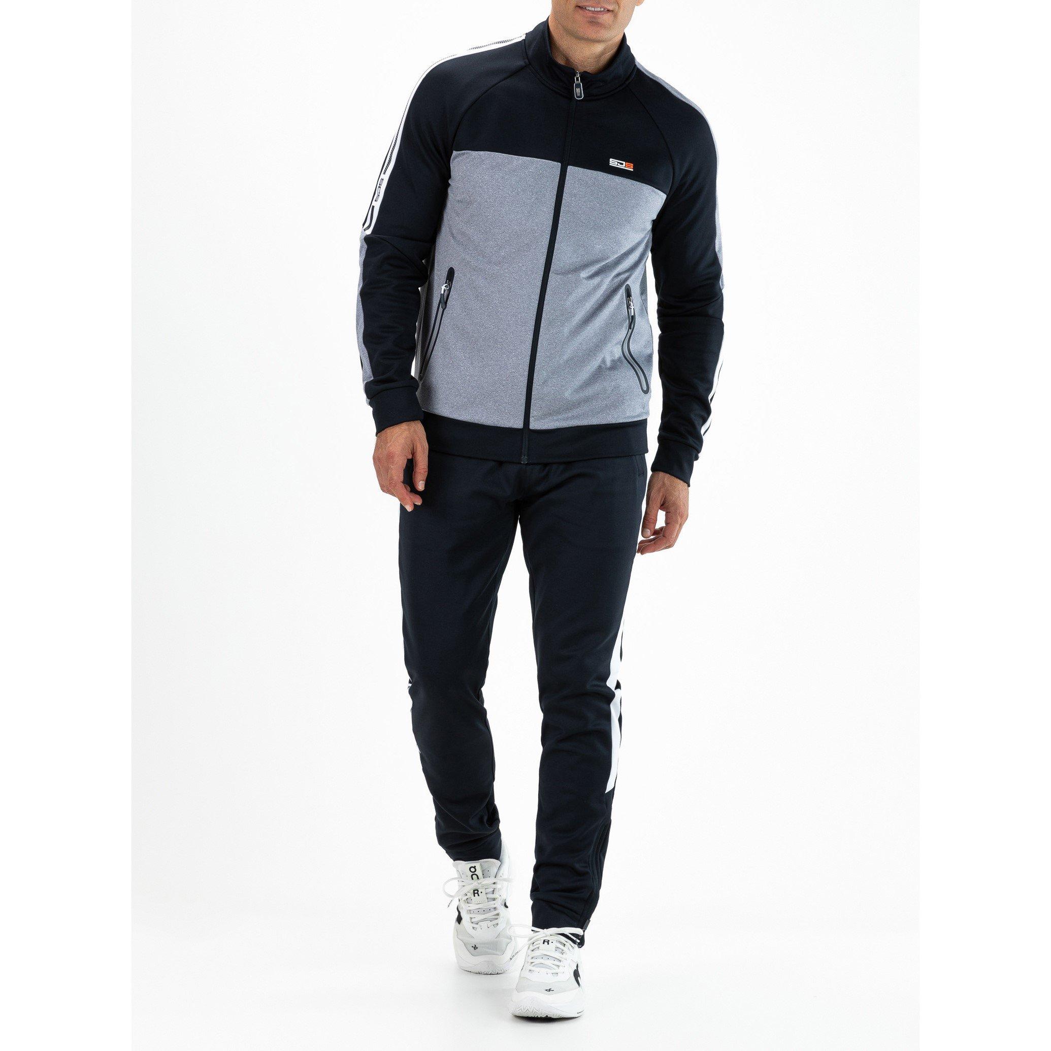 Cloud Grey Mel - Sjeng Sports - Achille Performance Training Jacket - 3