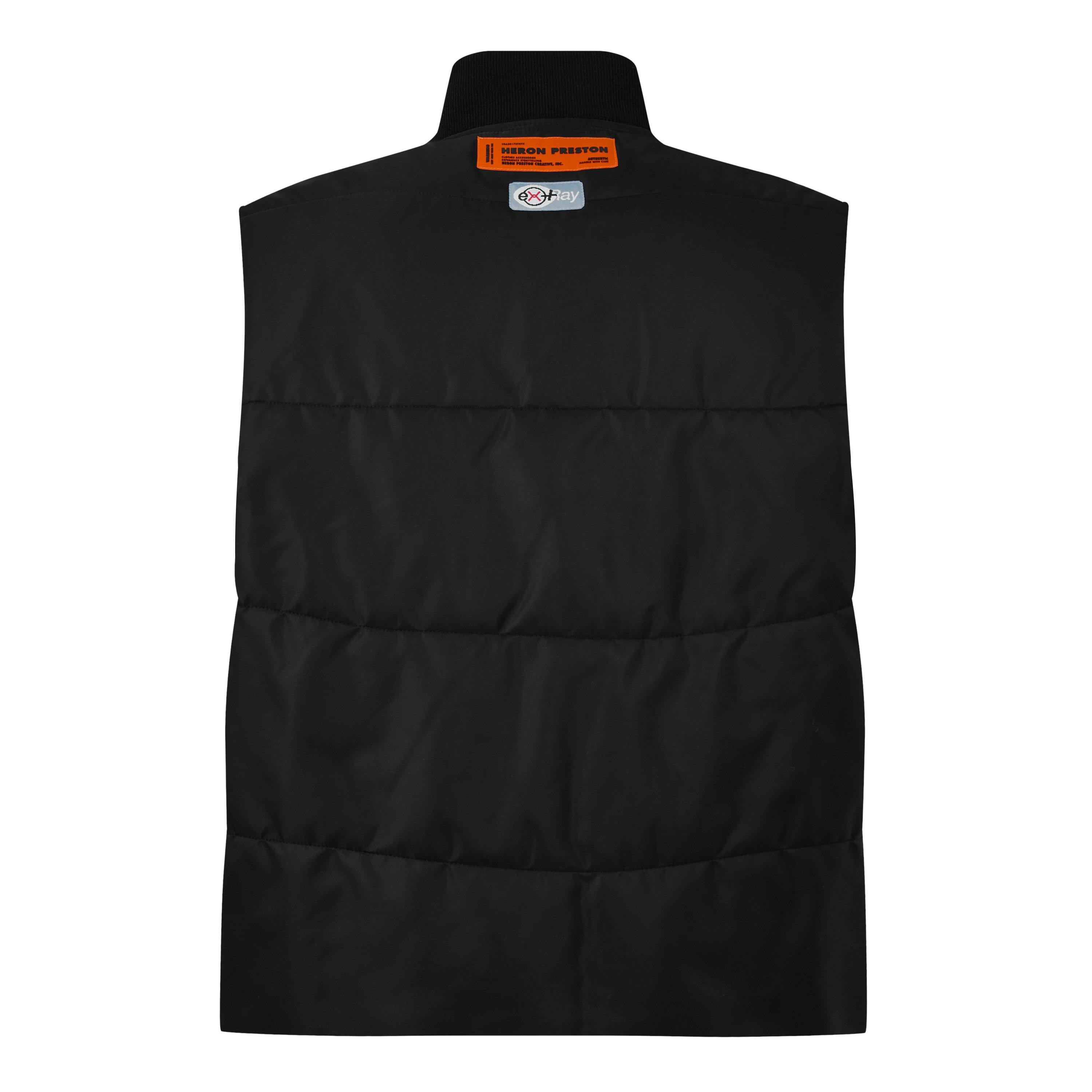 Black - Heron Preston - Men's  Ex Ray Zipped Technical Sleeveless Gilet - 2