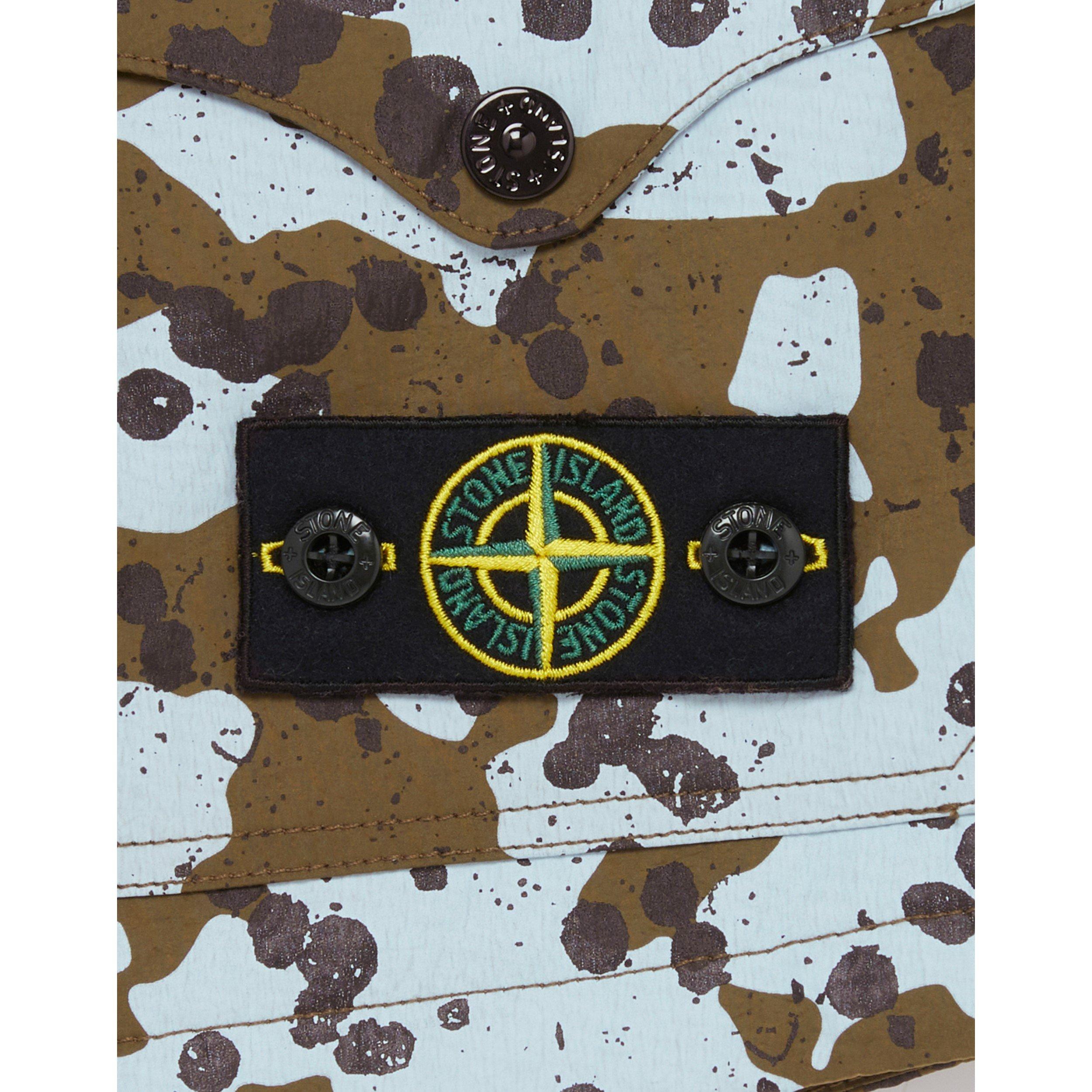 Vrd Mltre V0054 - Stone Island - Kids' Underwater Camo PrimaLoft Canvas Sleeveless Gilet - 4