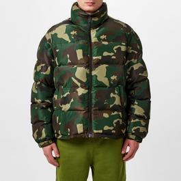 Heron Preston Nylon Camo Puffer Jacket