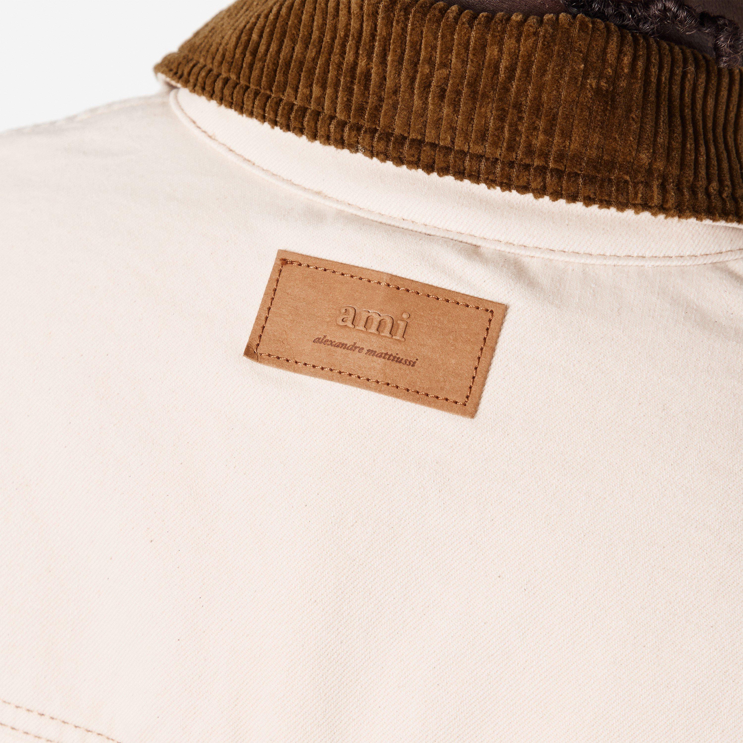 Ecru - Ami Paris - Ami Worker Jkt Sn54 - 5