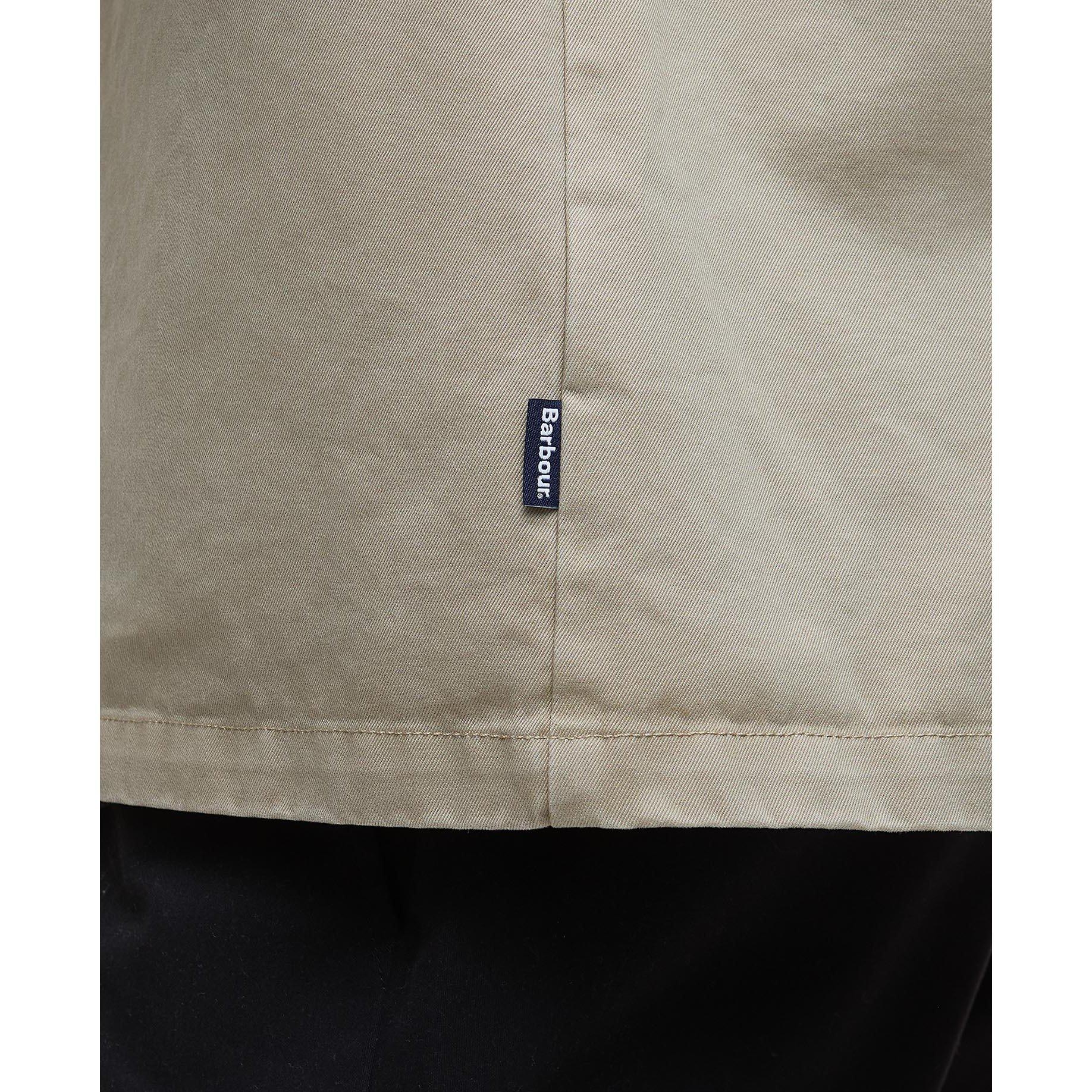 Stone SN32 - Barbour - Men's Lenker Long Sleeve Stand Collar 4 Pocket Overshirt - 5