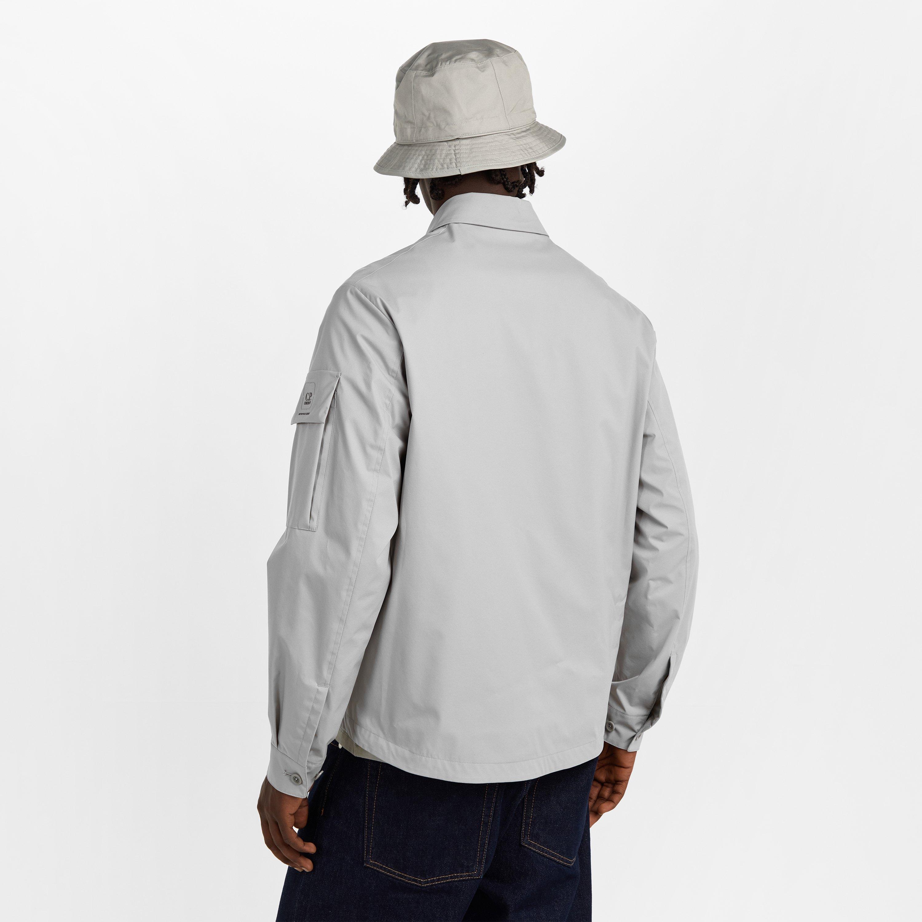 Flint Grey 936 - CP Company Metropolis - Men's Microtek Overshirt - 4