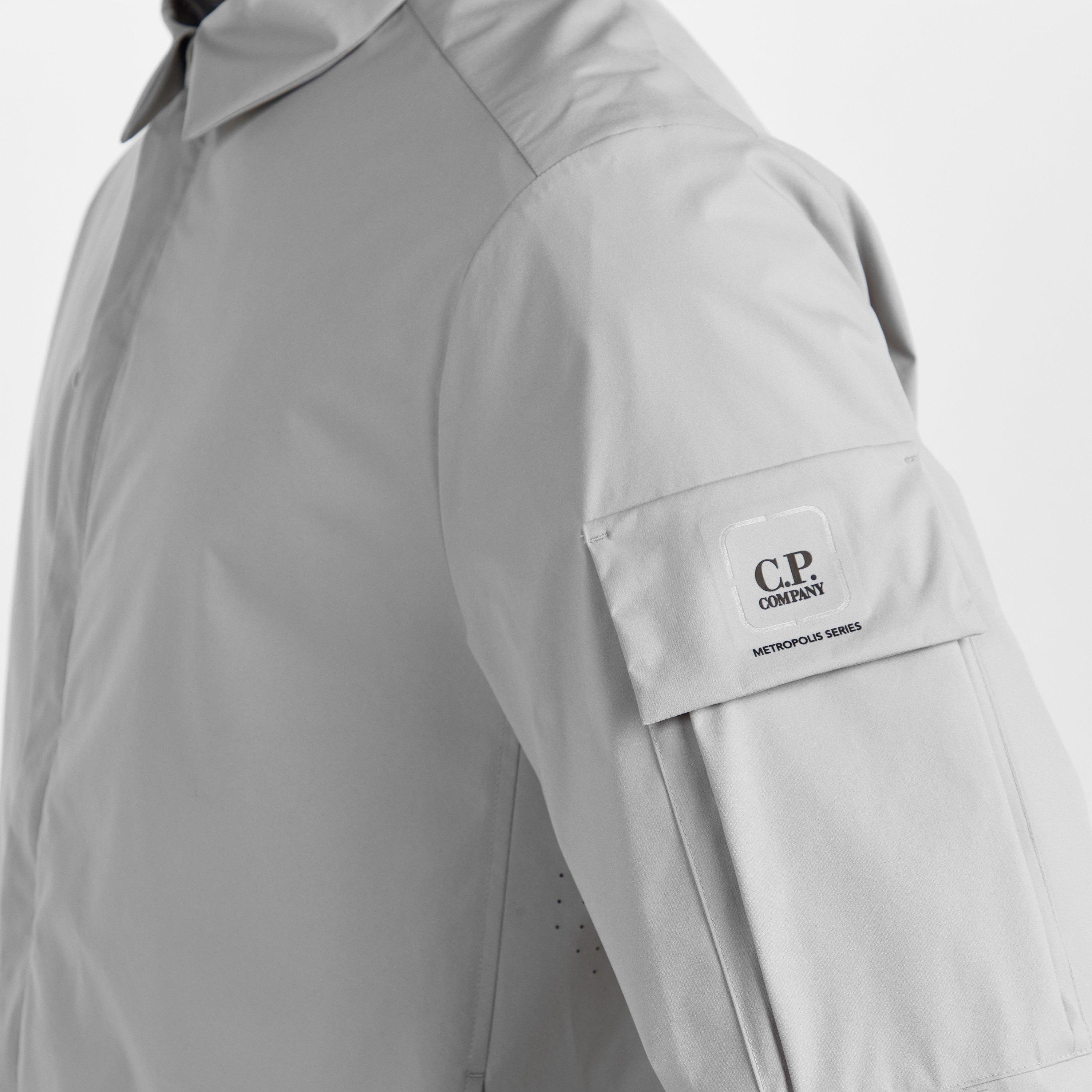 Flint Grey 936 - CP Company Metropolis - Men's Microtek Overshirt - 5