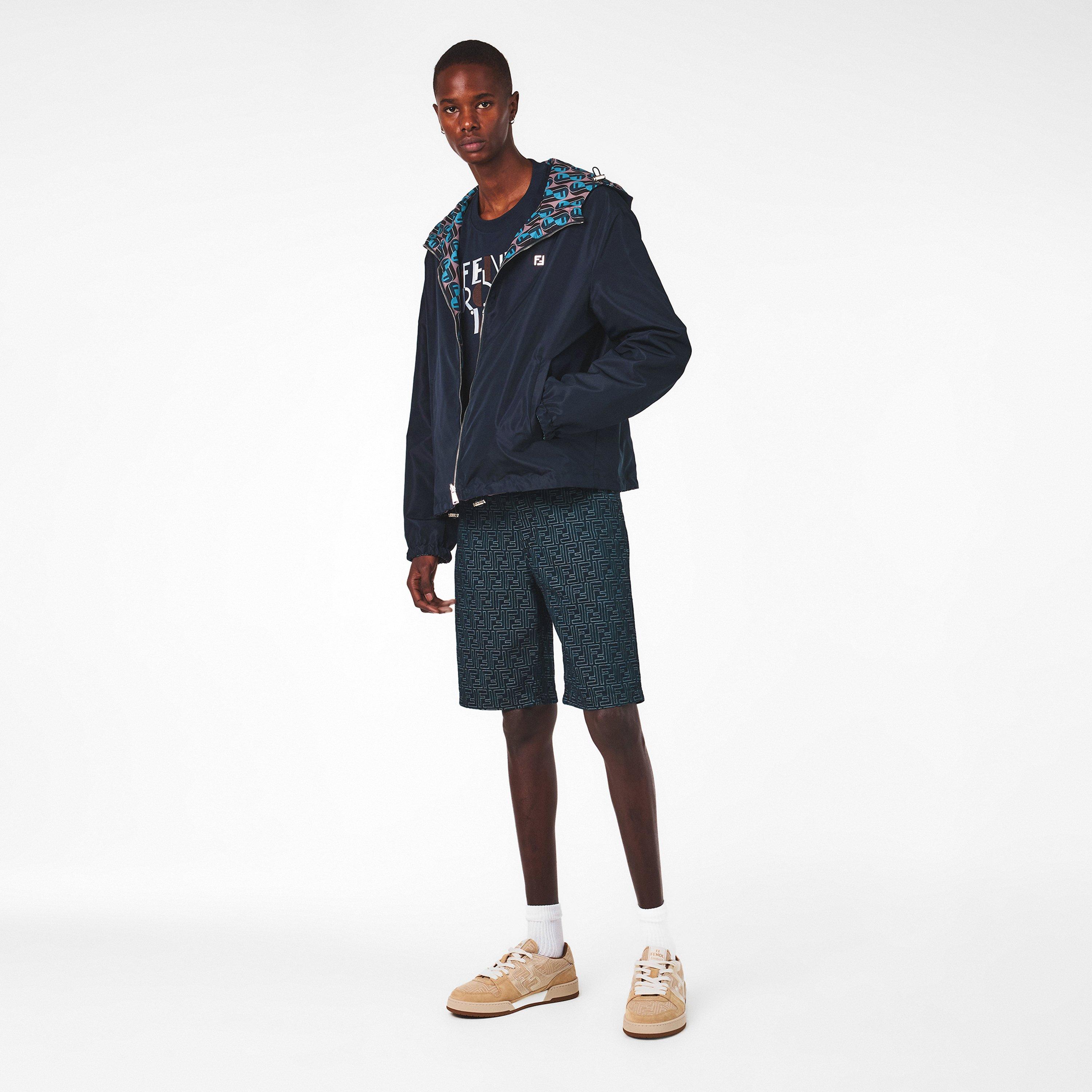 Navy - Fendi - Men's  Weather-Resistant Windbreaker - 6