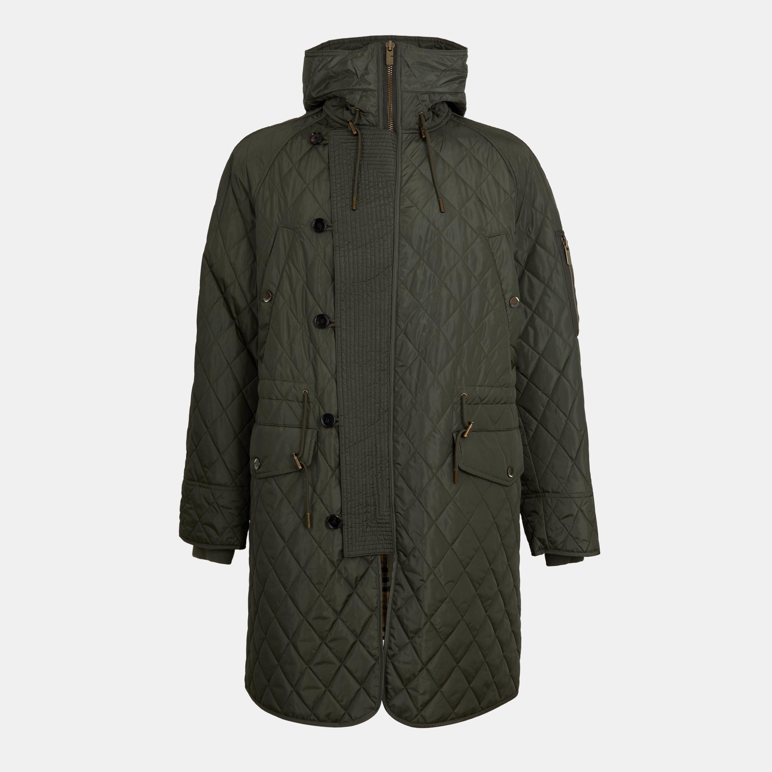 Khaki - Burberry - Men's Burb Elliston Trench Coat - 1