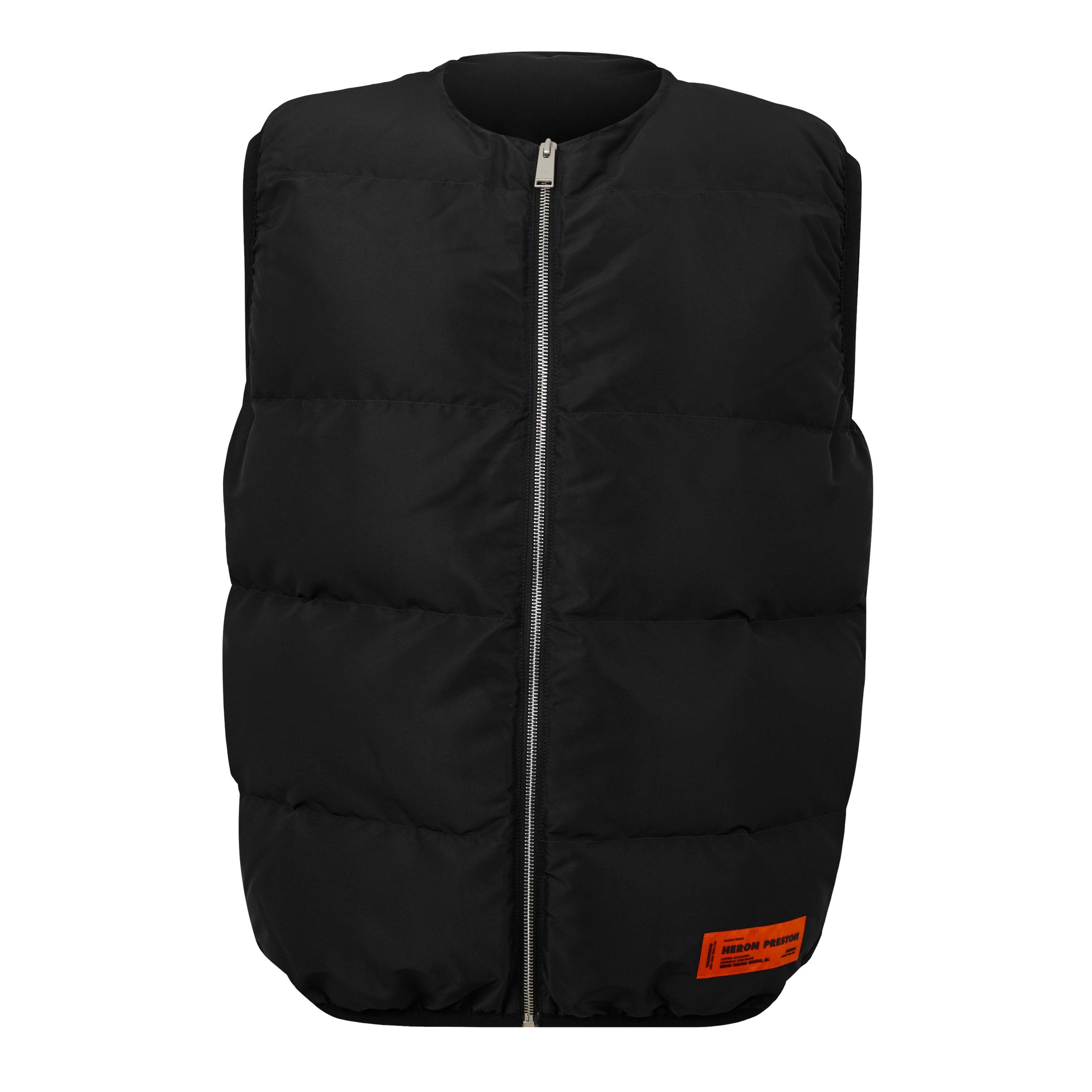 Black - Heron Preston - Logo Nylon Padded Vest - 5