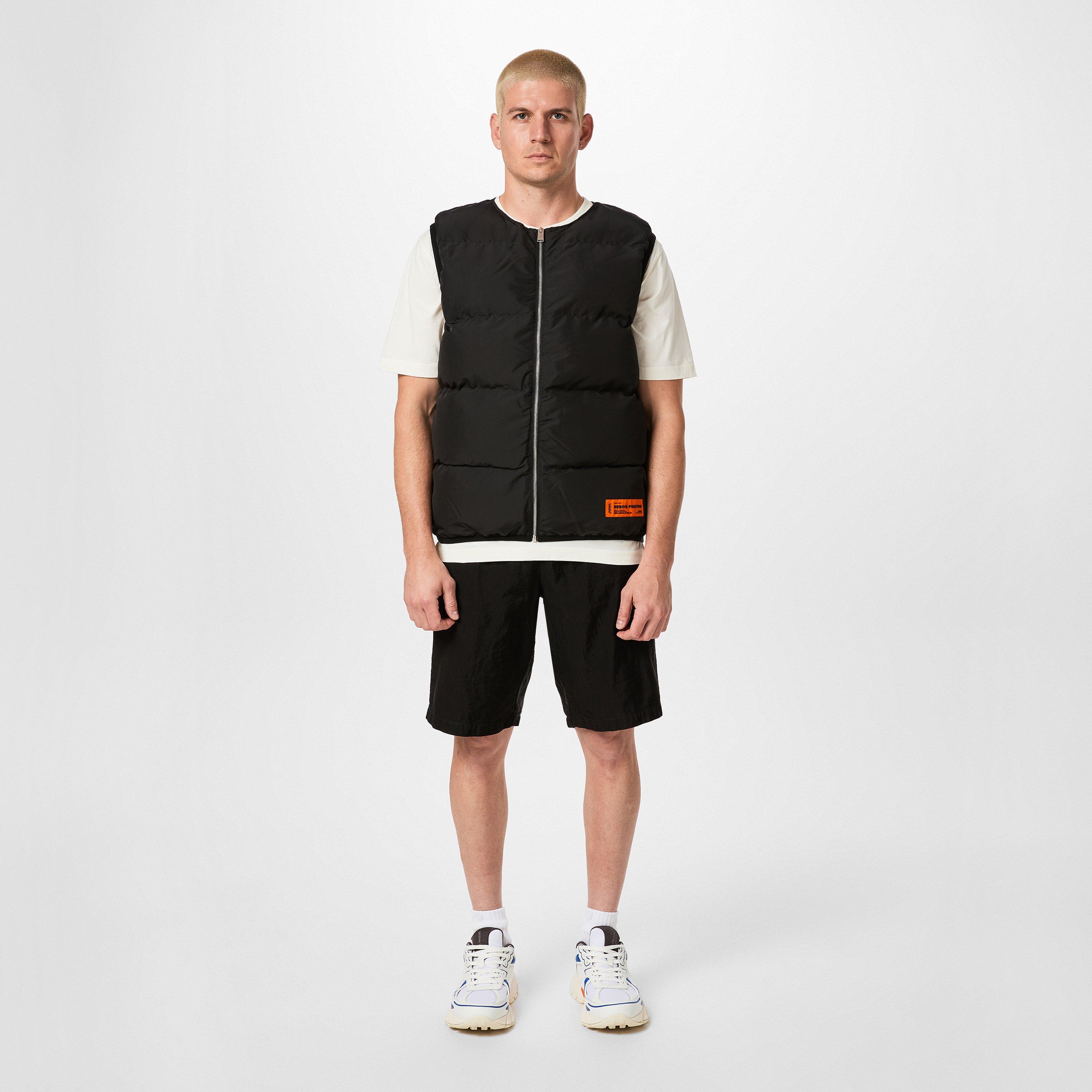Black - Heron Preston - Logo Nylon Padded Vest - 4