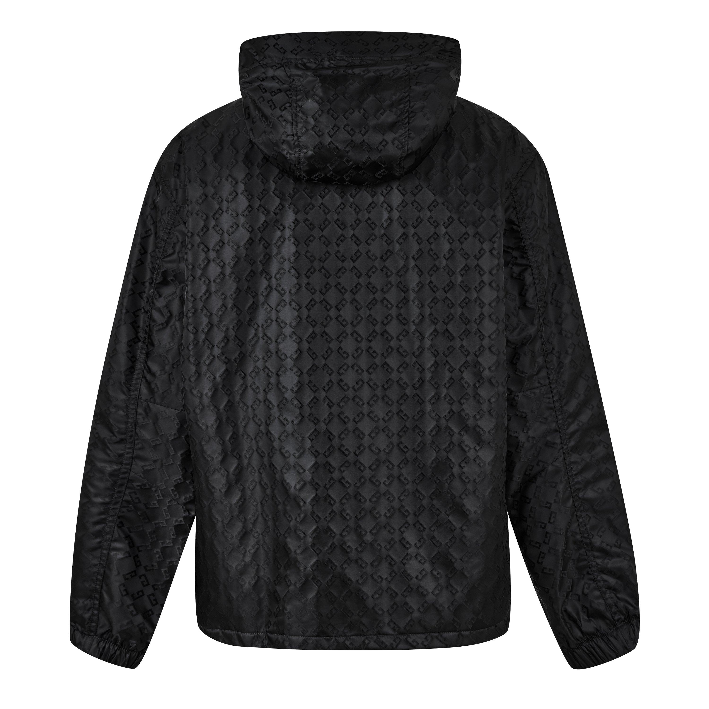 GIVENCHY Men's 4G Monogram Wind Resistant Hooded Long Sleeve