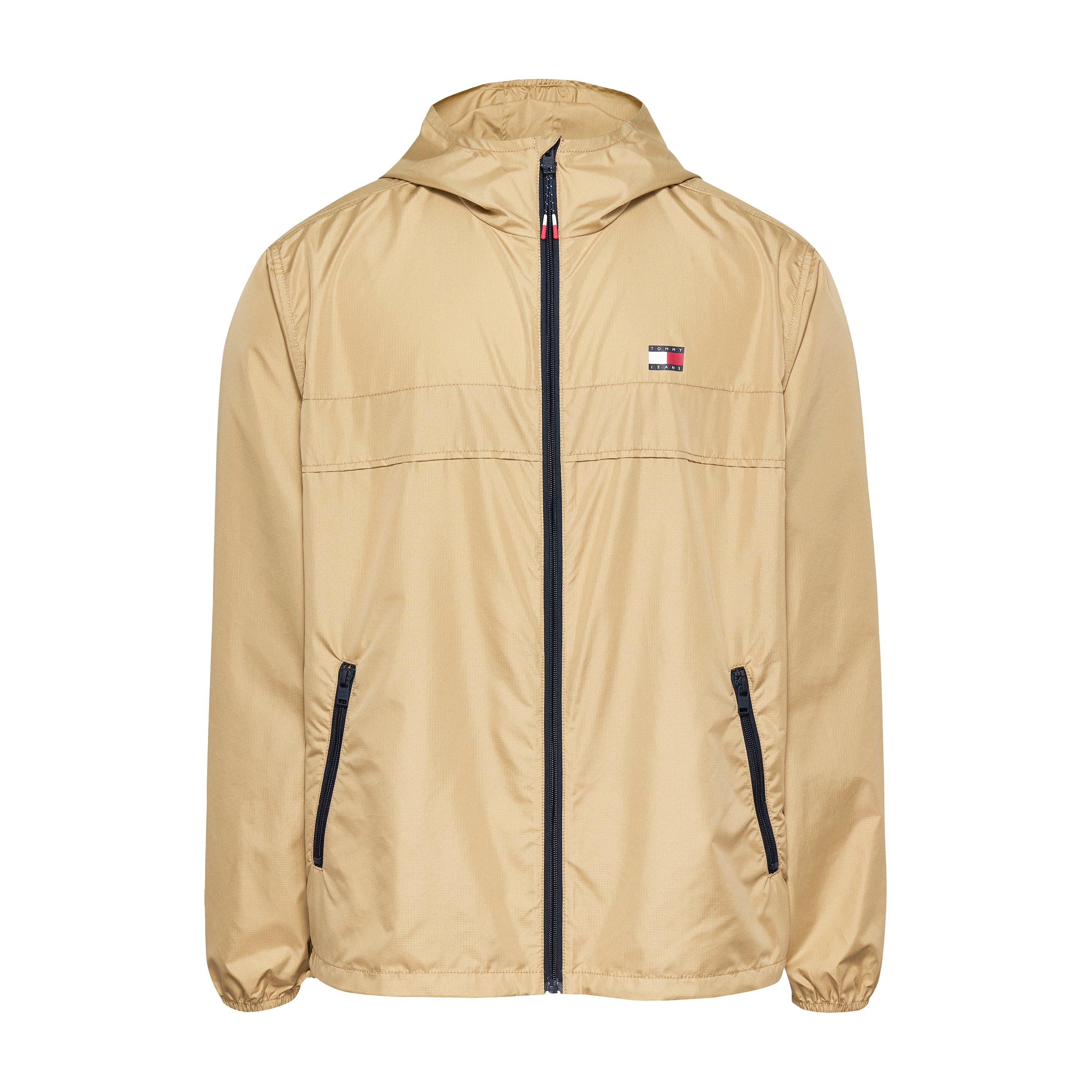 Tommy Jeans Men's Chicago Windproof Lightweight Windbreaker - Relic Tan - 2XL