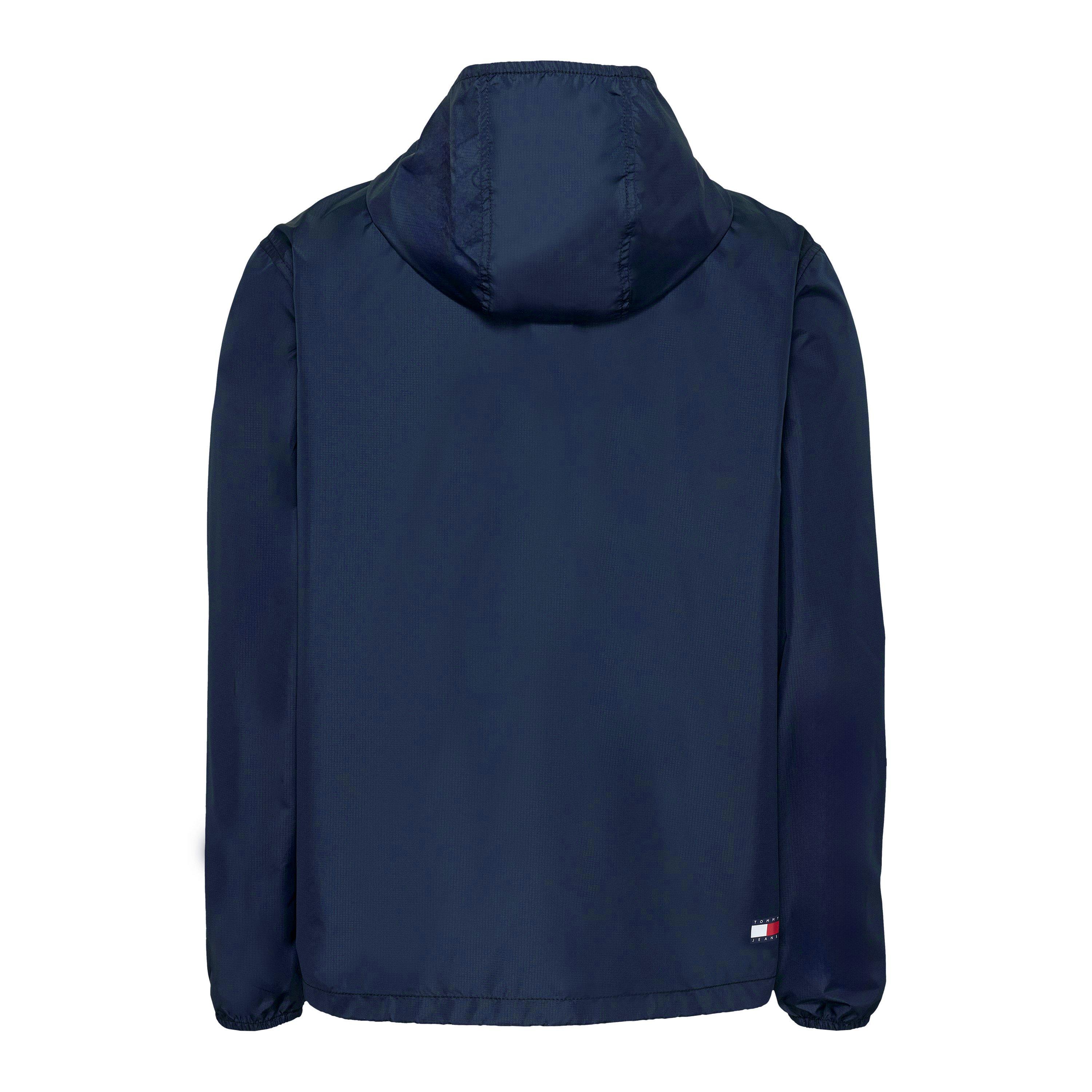 Night Navy - Tommy Jeans - Men's Chicago Windproof Lightweight Windbreaker - 2