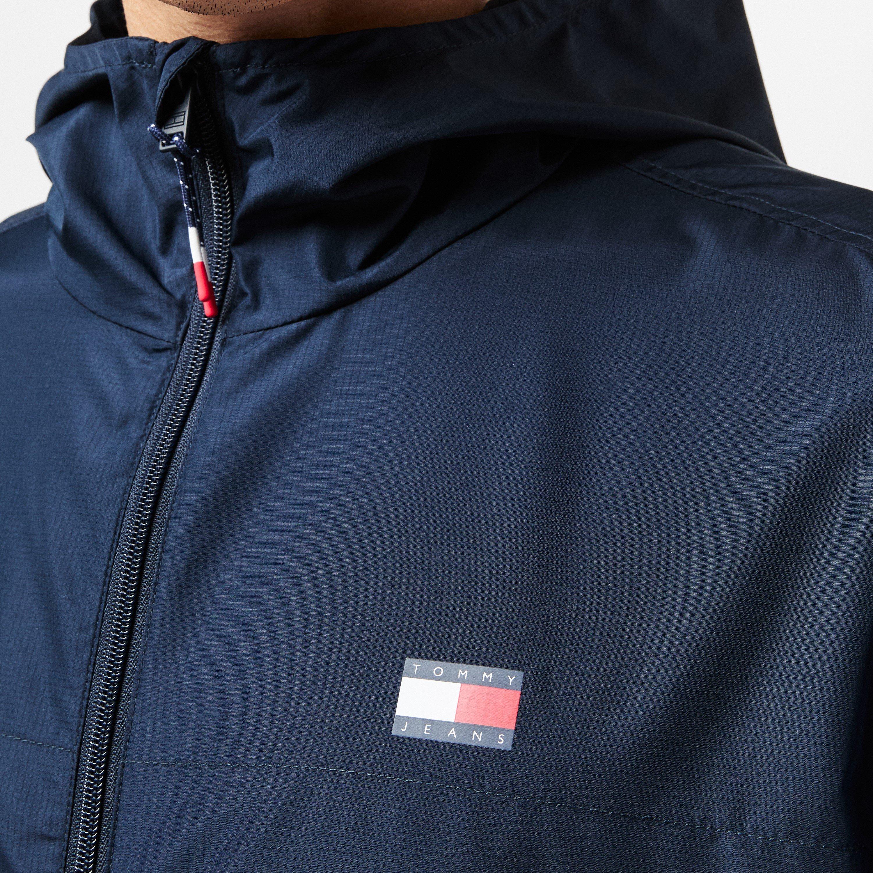 Night Navy - Tommy Jeans - Men's Chicago Windproof Lightweight Windbreaker - 5