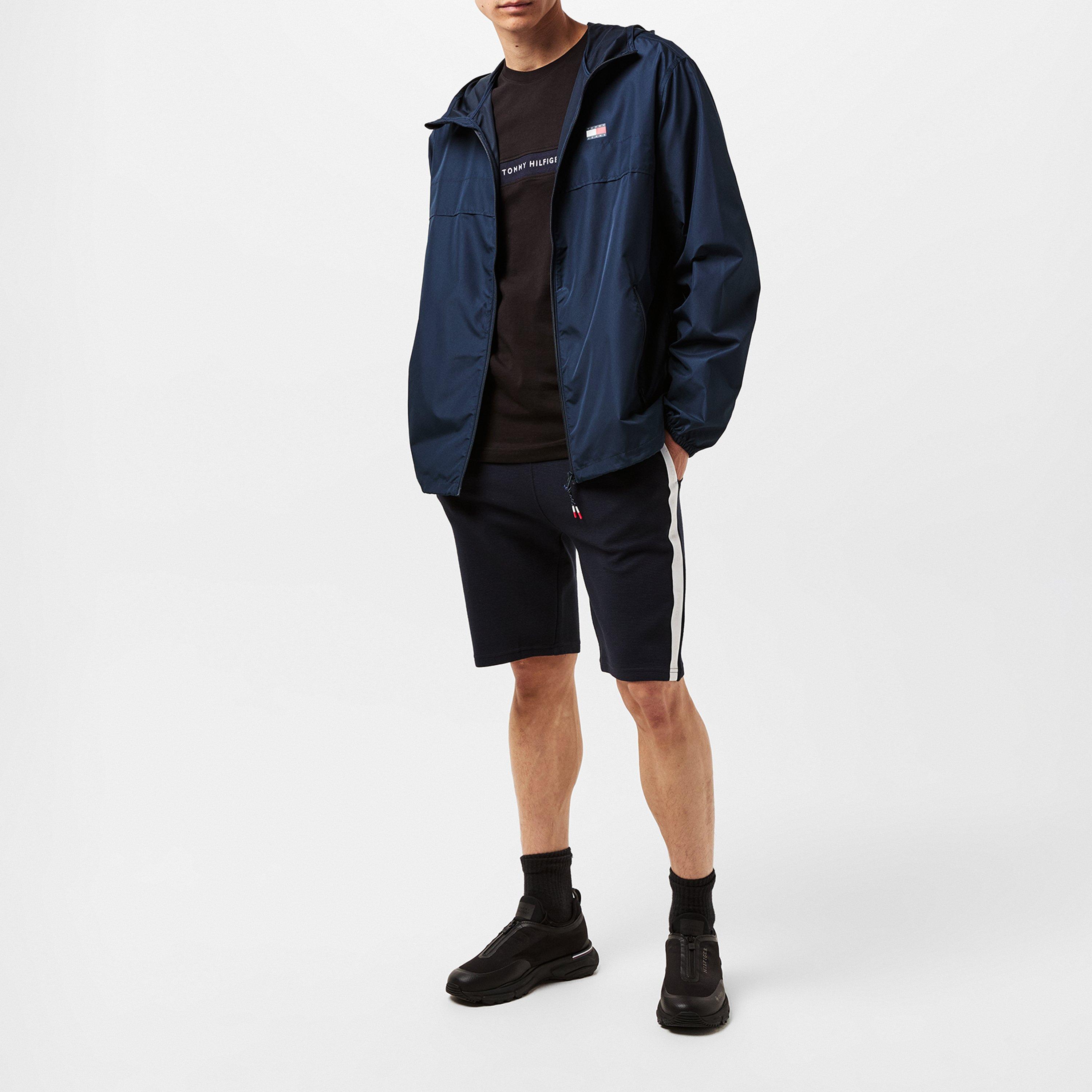 Night Navy - Tommy Jeans - Men's Chicago Windproof Lightweight Windbreaker - 6