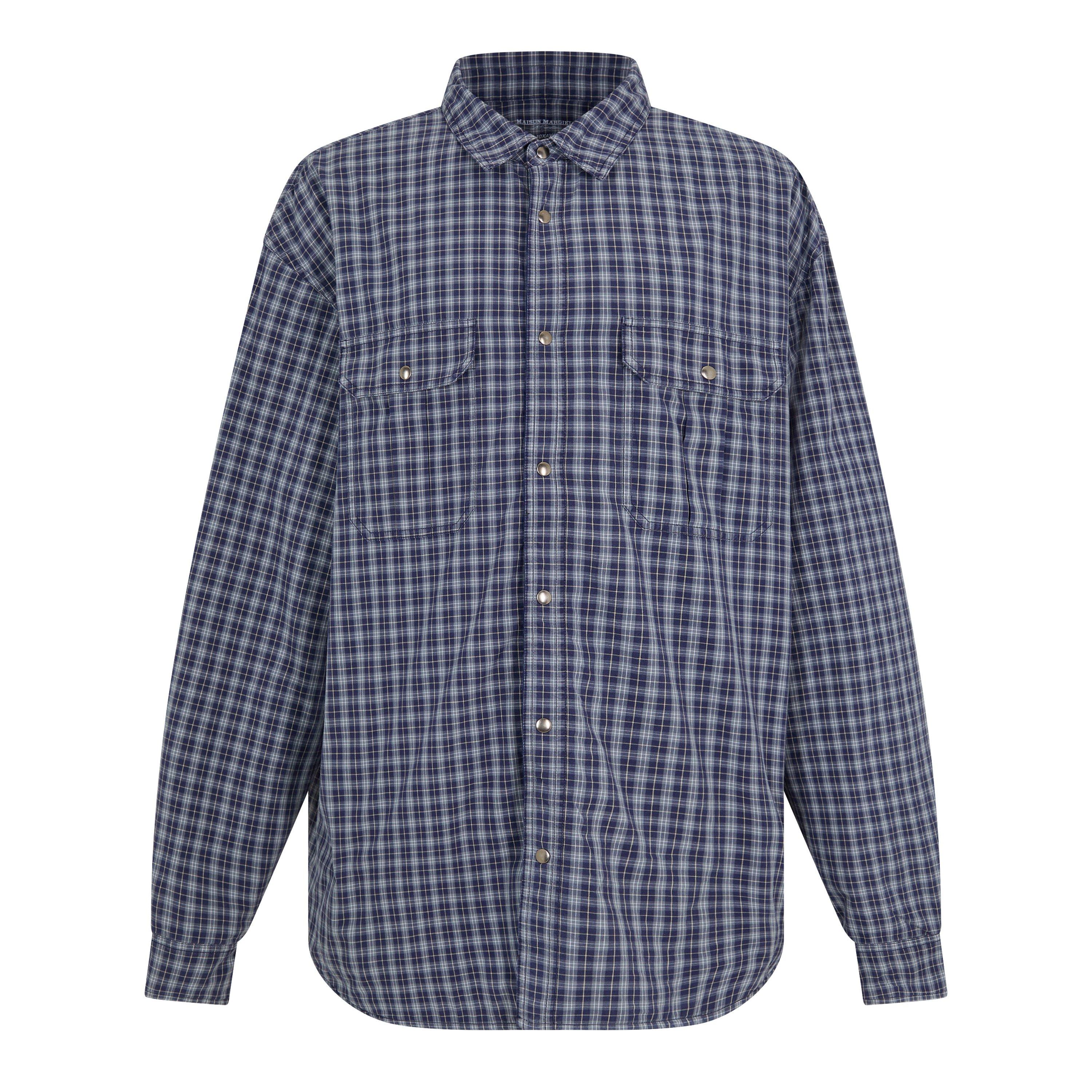 Blue/Grey - Maison Margiela - MMM Check Rev Jkt Sn61 - 1