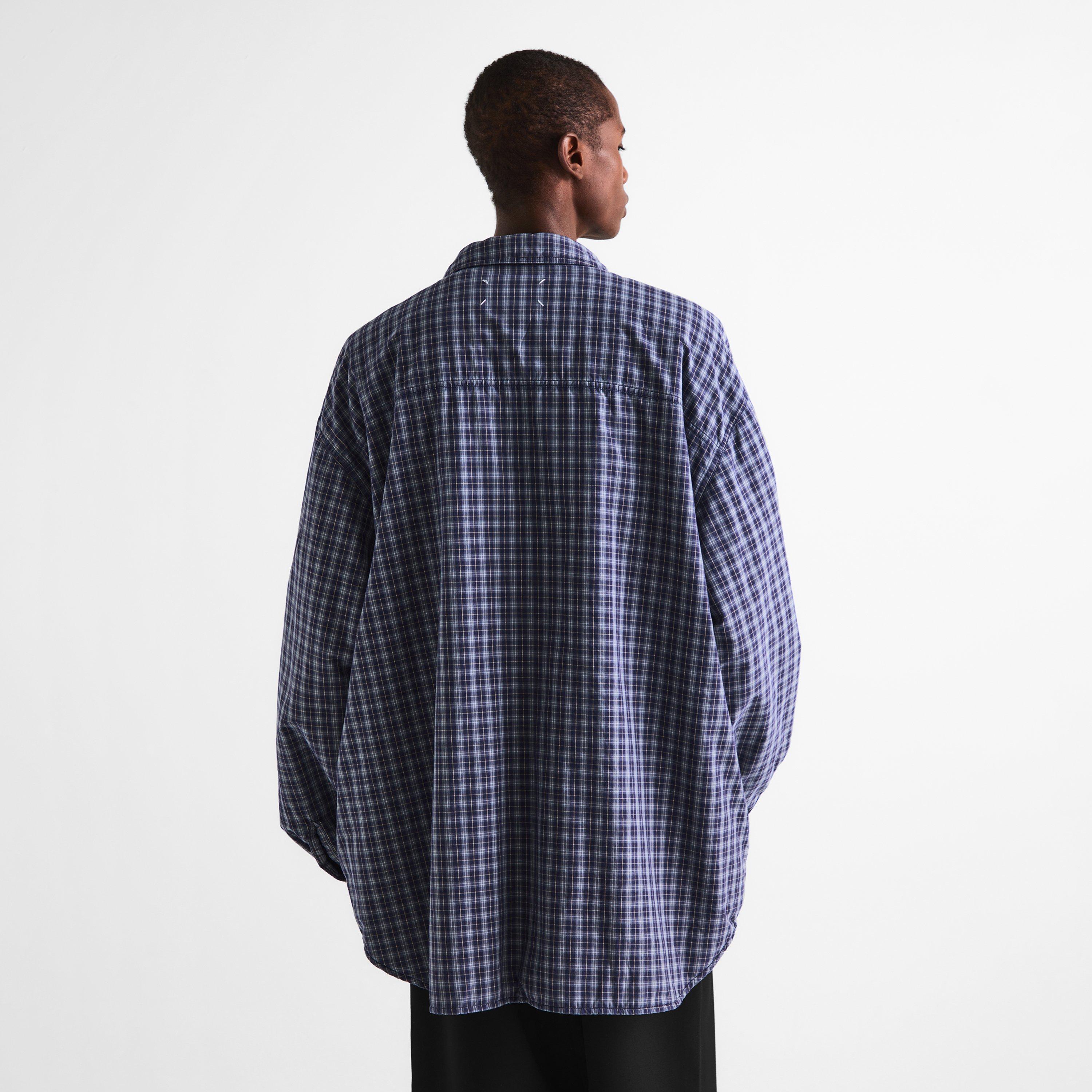 Blue/Grey - Maison Margiela - MMM Check Rev Jkt Sn61 - 4