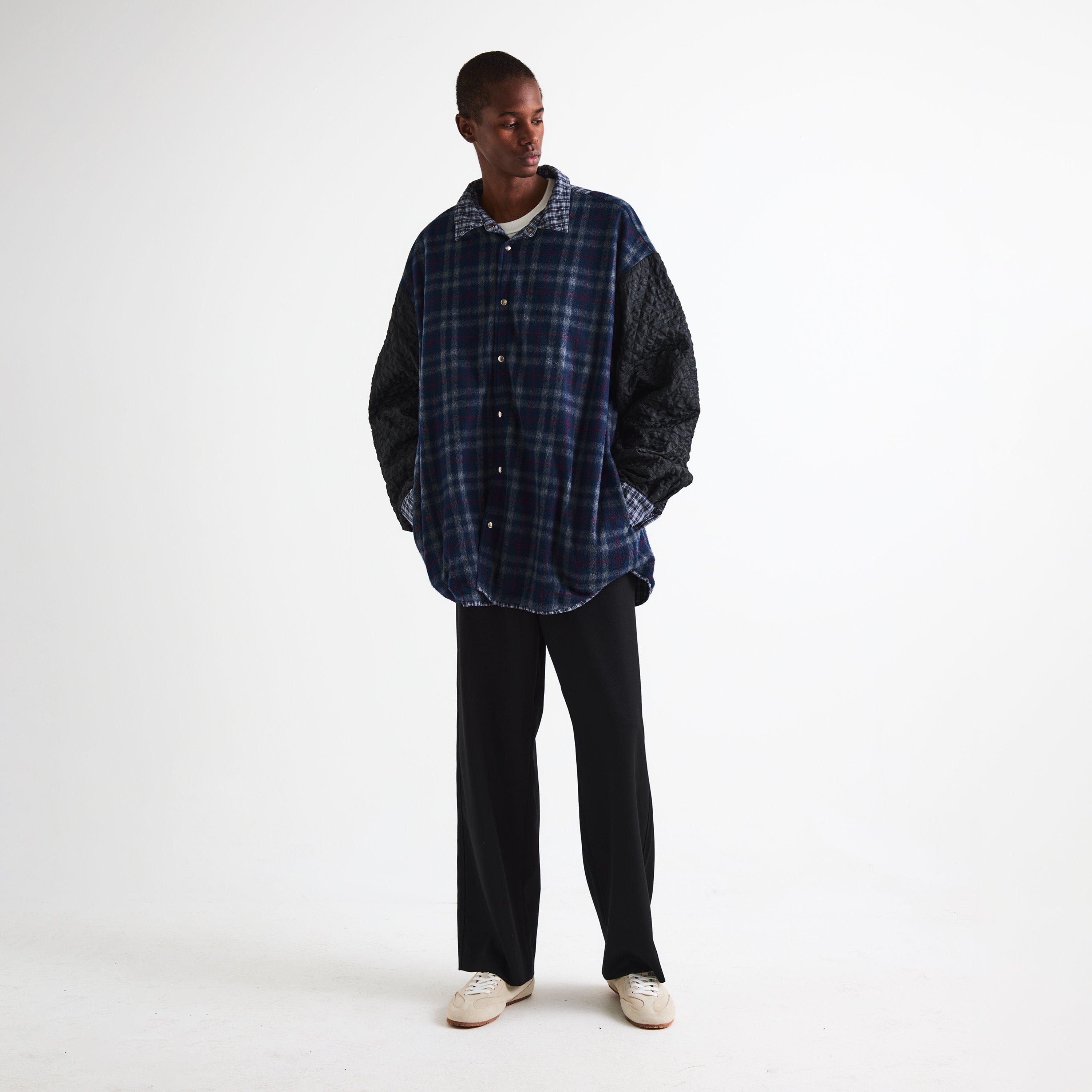 Blue/Grey - Maison Margiela - MMM Check Rev Jkt Sn61 - 7