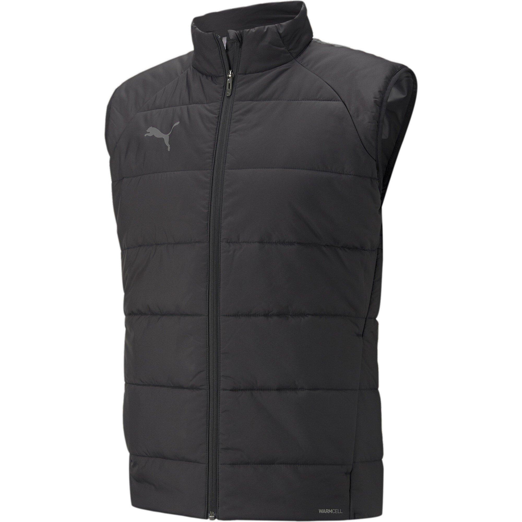 Black - Puma - Puma Teamliga Vest Jacket Gilet Mens - 1