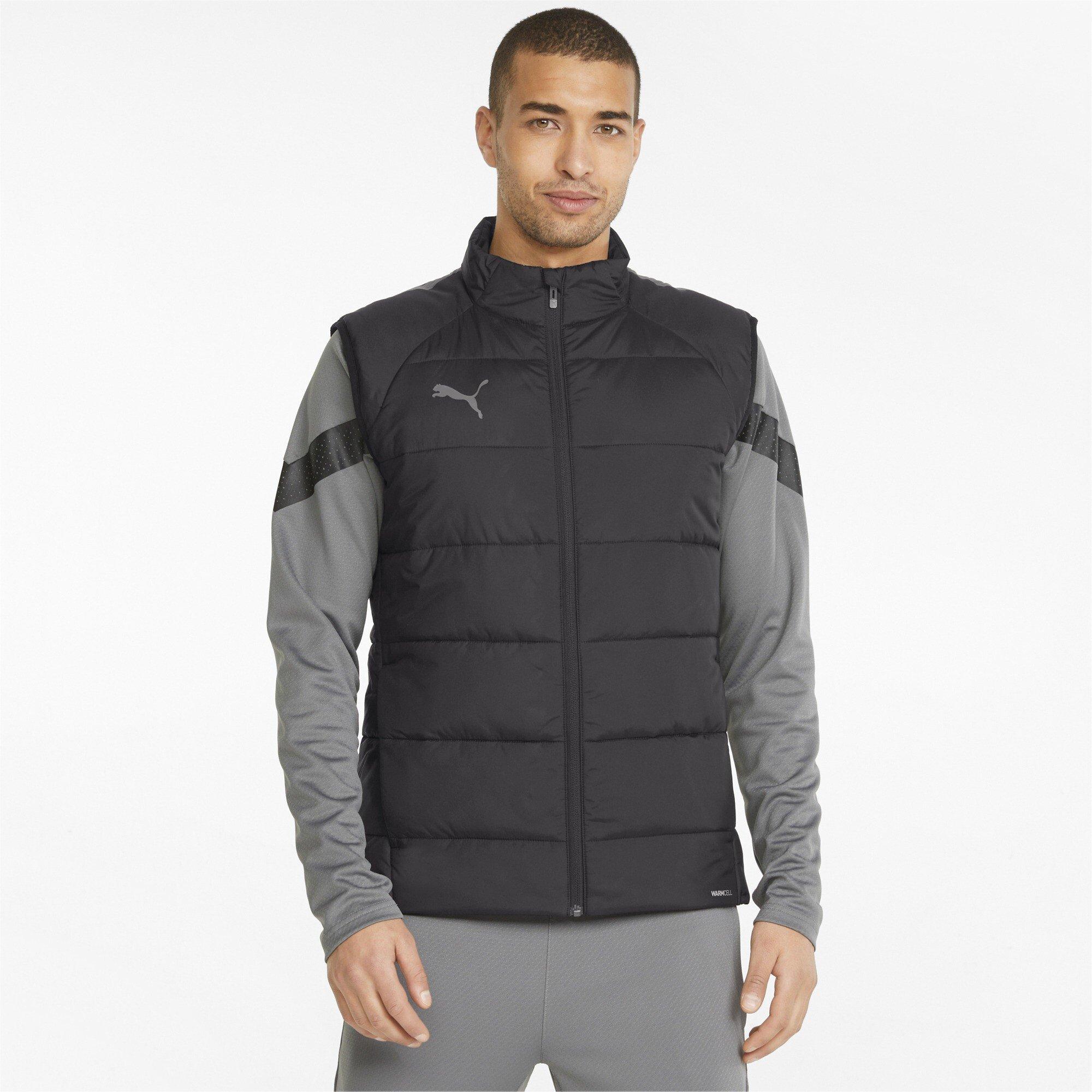 Sort - Puma - Puma Teamliga Vest Jacket Gilet Mens - 3