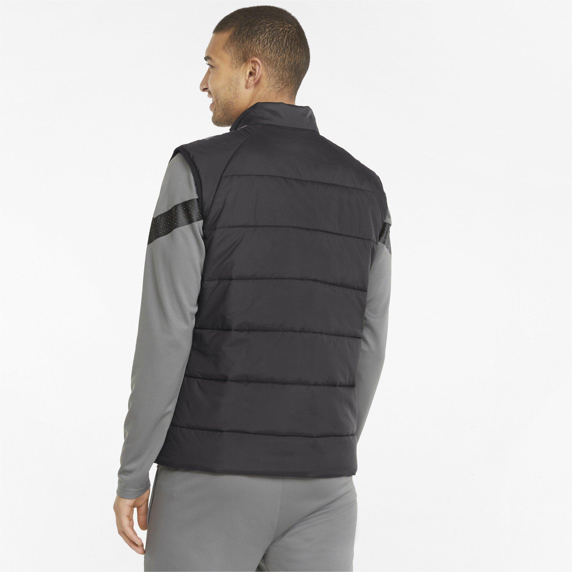 Sort - Puma - Puma Teamliga Vest Jacket Gilet Mens - 4