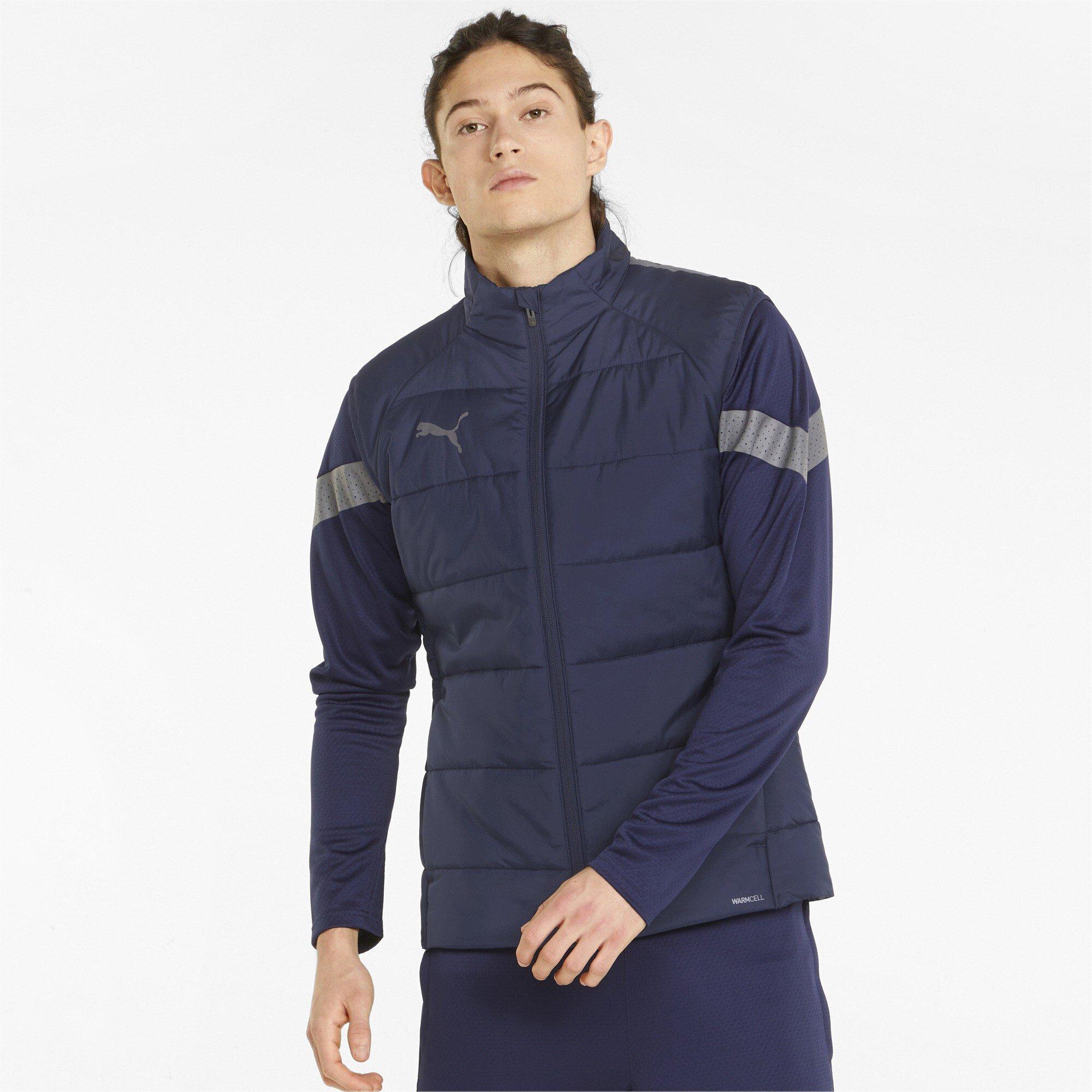 Peacoat - Puma - Puma Teamliga Vest Jacket Gilet Mens - 3